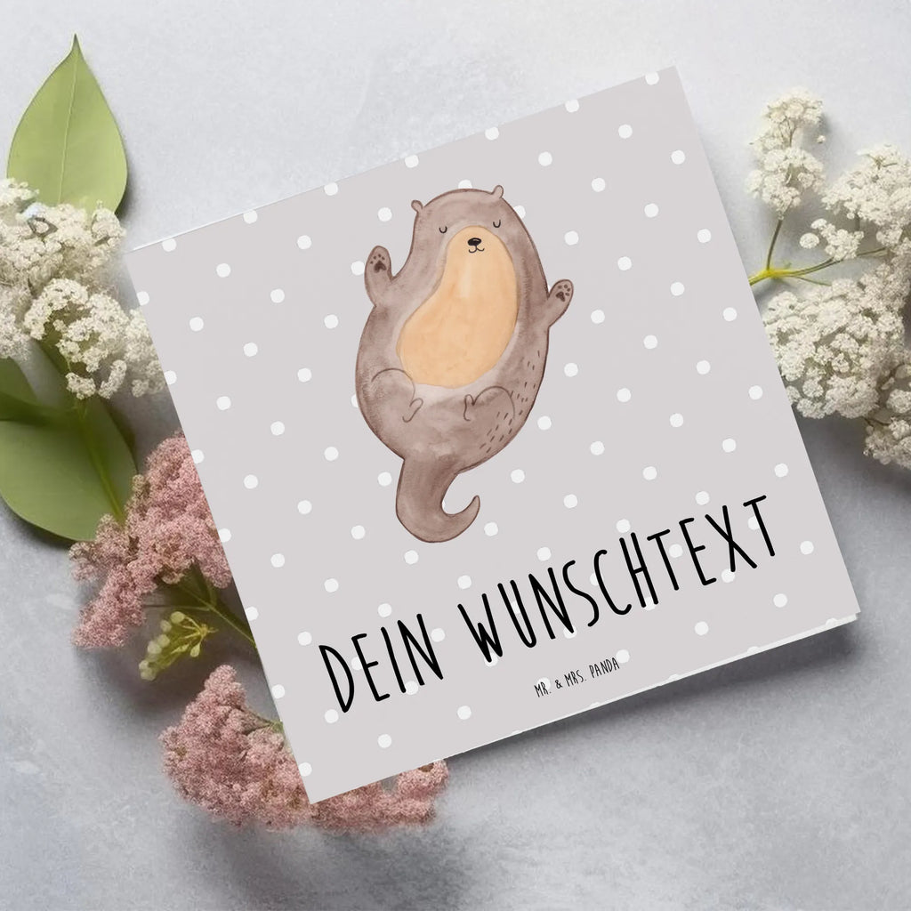 Personalisierte Deluxe Karte Otter Umarmen Personalisierte Grußkarte, Personalisiertere Klappkarte, Personalisierte Einladungskarte, Personalisierte Glückwunschkarte, Personalisierte Hochzeitskarte, Personalisierte Geburtstagskarte, Grußkarte mit Namen, Grußkarte selber drucken, Grußkarte selbst gestalten, Grußkarte mit persönlichen Nachrichten, Grußkarte als Geldgeschenk, Grußkarten personalisiert, Personalisierte Karte, Otter, Fischotter, Seeotter, Otter Seeotter See Otter