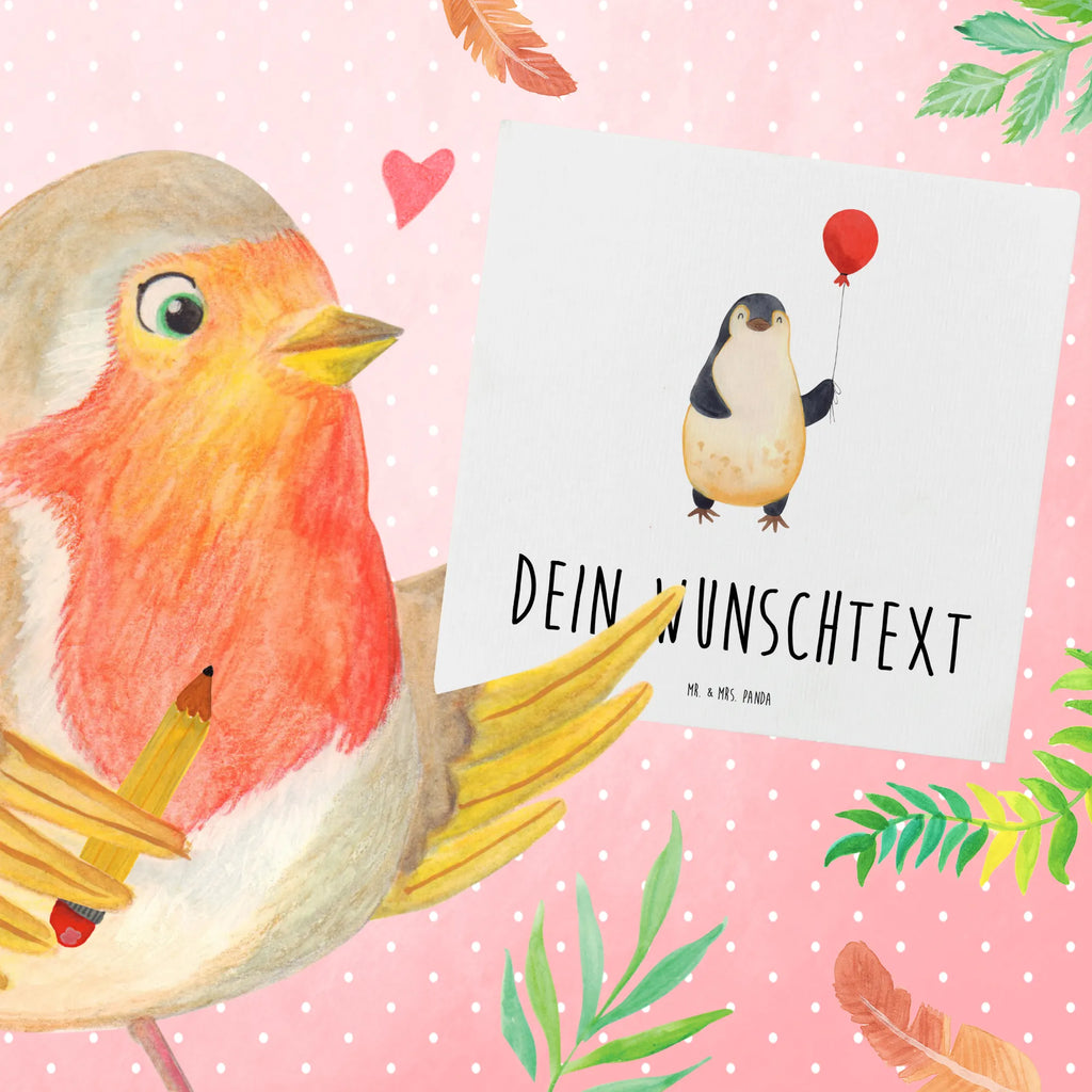 Personalisierte Deluxe Karte Pinguin Luftballon Personalisierte Grußkarte, Personalisiertere Klappkarte, Personalisierte Einladungskarte, Personalisierte Glückwunschkarte, Personalisierte Hochzeitskarte, Personalisierte Geburtstagskarte, Grußkarte mit Namen, Grußkarte selber drucken, Grußkarte selbst gestalten, Grußkarte mit persönlichen Nachrichten, Grußkarte als Geldgeschenk, Grußkarten personalisiert, Personalisierte Karte, Pinguin, Pinguine, Luftballon, Tagträume, Lebenslust, Geschenk Freundin, Geschenkidee, beste Freundin, Motivation, Neustart, neues Leben, Liebe, Glück