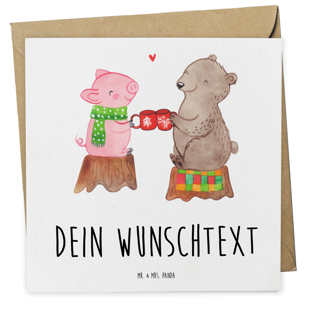 Personalisierte Deluxe Karte Glühschwein Sause Personalisierte Grußkarte, Personalisiertere Klappkarte, Personalisierte Einladungskarte, Personalisierte Glückwunschkarte, Personalisierte Hochzeitskarte, Personalisierte Geburtstagskarte, Grußkarte mit Namen, Grußkarte selber drucken, Grußkarte selbst gestalten, Grußkarte mit persönlichen Nachrichten, Grußkarte als Geldgeschenk, Grußkarten personalisiert, Personalisierte Karte, Winter, Weihnachten, Weihnachtsdeko, Nikolaus, Advent, Heiligabend, Wintermotiv, Prost, Alles Gute, Weihnachtszeit, Schwein, Bär