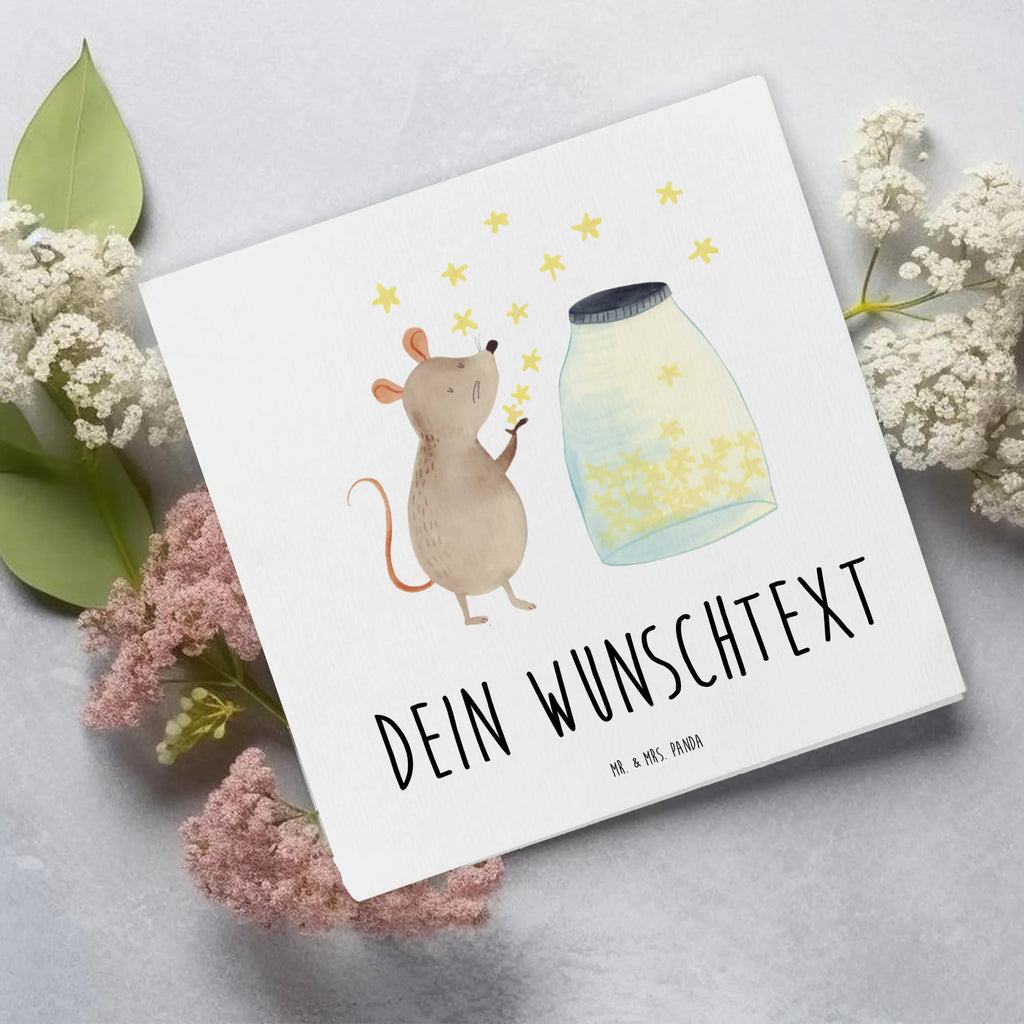 Personalisierte Deluxe Karte Maus Sterne Personalisierte Grußkarte, Personalisiertere Klappkarte, Personalisierte Einladungskarte, Personalisierte Glückwunschkarte, Personalisierte Hochzeitskarte, Personalisierte Geburtstagskarte, Grußkarte mit Namen, Grußkarte selber drucken, Grußkarte selbst gestalten, Grußkarte mit persönlichen Nachrichten, Grußkarte als Geldgeschenk, Grußkarten personalisiert, Personalisierte Karte, Tiermotive, Gute Laune, lustige Sprüche, Tiere, Maus, Sterne, Wunsch, Kind, Taufe, Taufgeschenk, Geburt, Schwangerschaft, erstes Kind, Kindergeburtstag, Geburtstag, Hoffnung, Träume