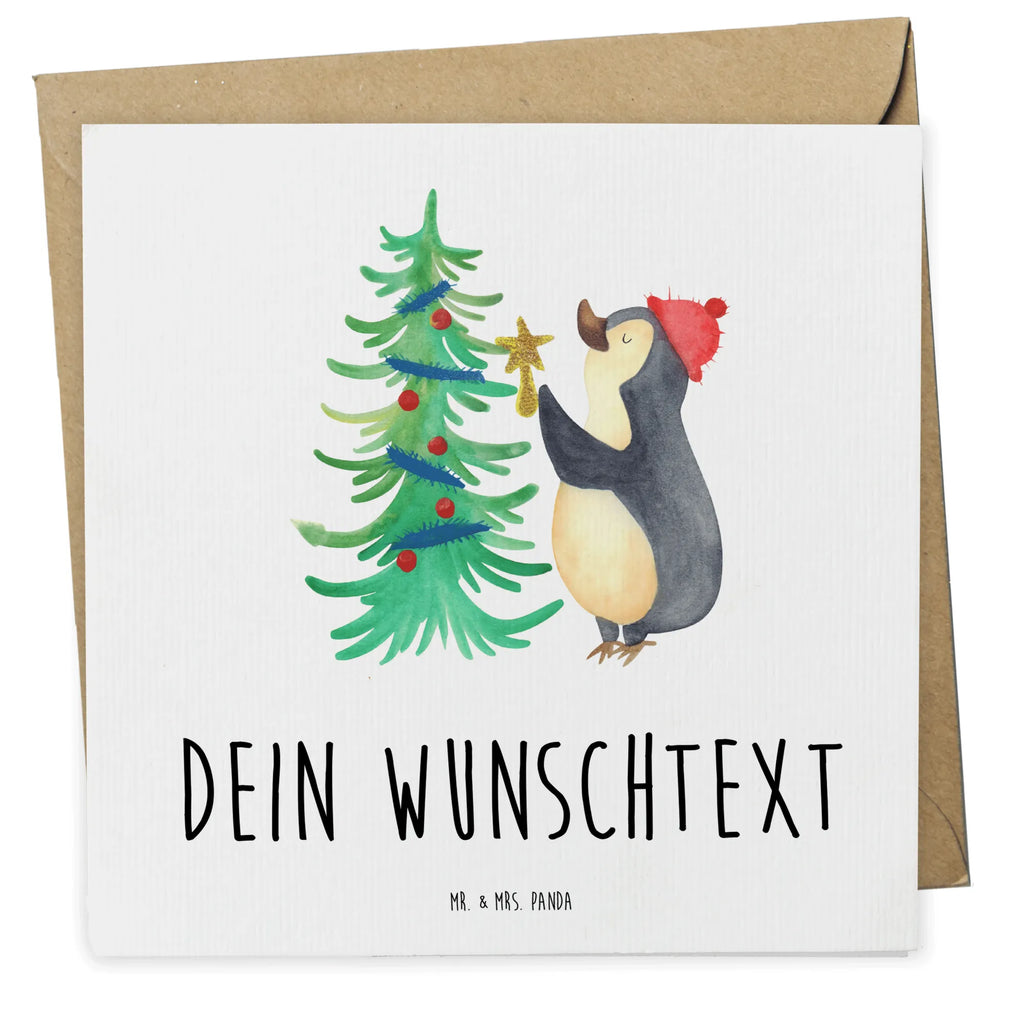 Personalisierte Deluxe Karte Pinguin Weihnachtsbaum Personalisierte Grußkarte, Personalisiertere Klappkarte, Personalisierte Einladungskarte, Personalisierte Glückwunschkarte, Personalisierte Hochzeitskarte, Personalisierte Geburtstagskarte, Grußkarte mit Namen, Grußkarte selber drucken, Grußkarte selbst gestalten, Grußkarte mit persönlichen Nachrichten, Grußkarte als Geldgeschenk, Grußkarten personalisiert, Personalisierte Karte, Winter, Weihnachten, Weihnachtsdeko, Nikolaus, Advent, Heiligabend, Wintermotiv, Pinguin