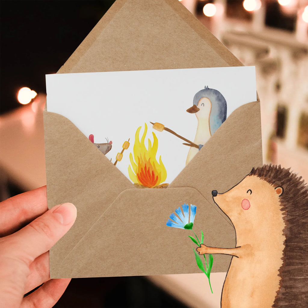 Personalisierte Deluxe Karte Pinguin Lagerfeuer Personalisierte Grußkarte, Personalisiertere Klappkarte, Personalisierte Einladungskarte, Personalisierte Glückwunschkarte, Personalisierte Hochzeitskarte, Personalisierte Geburtstagskarte, Grußkarte mit Namen, Grußkarte selber drucken, Grußkarte selbst gestalten, Grußkarte mit persönlichen Nachrichten, Grußkarte als Geldgeschenk, Grußkarten personalisiert, Personalisierte Karte, Pinguin, Maus, Pinguine, Lagerfeuer, Leben, Arbeit, Job, Motivation, Büro, Büroalltag, Lebensspruch, Lebensmotivation, Neustart, Liebe, grillen, Feuer, Marshmallows