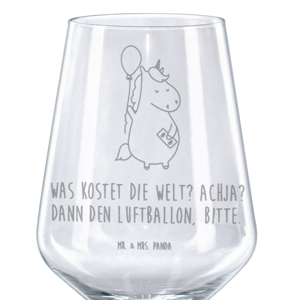 Rotwein Glas Einhorn Luftballon Rotweinglas, Weinglas, Rotwein Glas, Weinglas mit Gravur, Geschenk für Weinliebhaber, Spülmaschinenfeste Weingläser, Hochwertige Weinaccessoires, Einhorn, Einhörner, Einhorn Deko, Pegasus, Unicorn, Luftballon, Geld, Lebenslust, Freude, Geschenk, Freundin