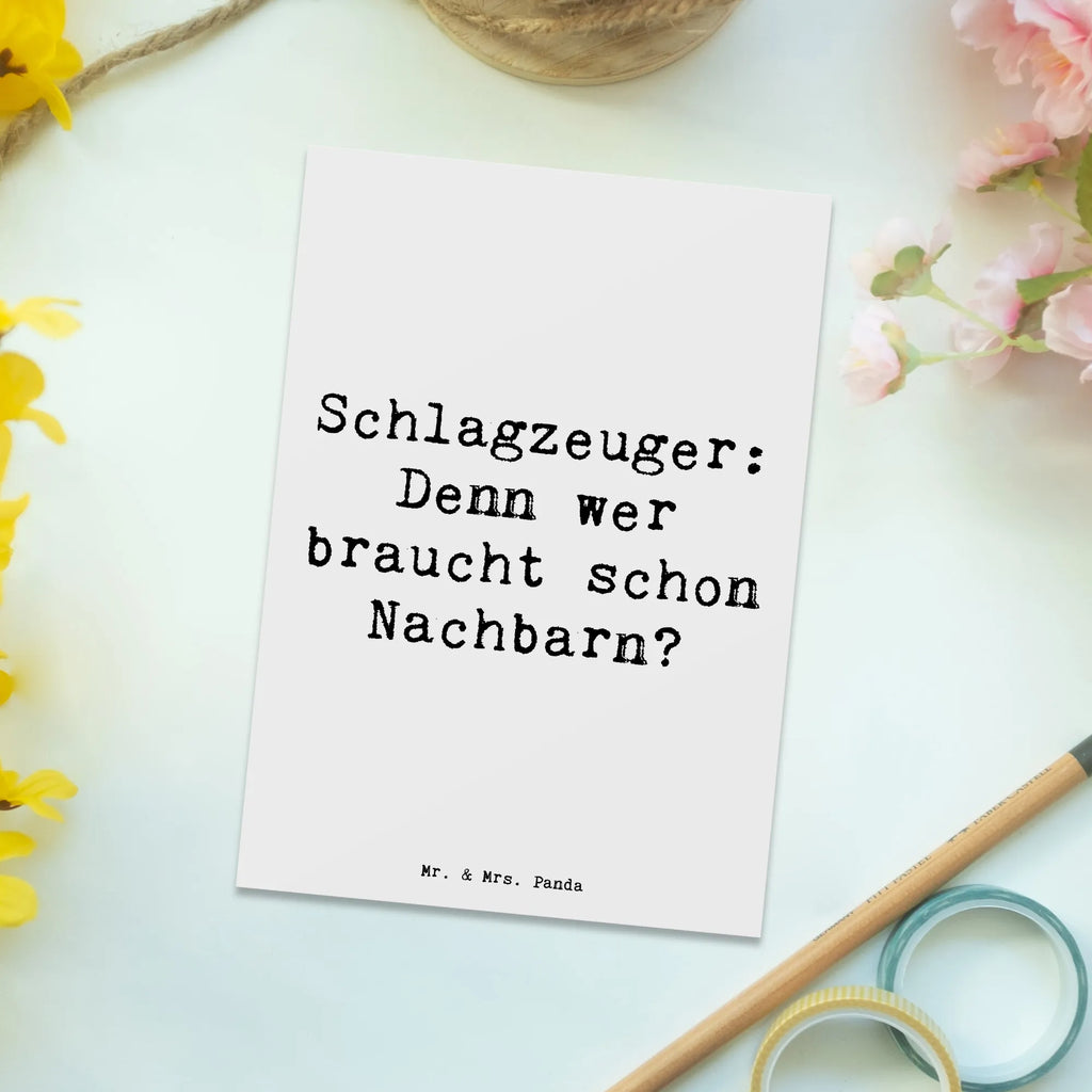 Postkarte Spruch Schlagzeuger Spruch Postkarte, Karte, Geschenkkarte, Grußkarte, Einladung, Ansichtskarte, Geburtstagskarte, Einladungskarte, Dankeskarte, Ansichtskarten, Einladung Geburtstag, Einladungskarten Geburtstag, Instrumente, Geschenke Musiker, Musikliebhaber