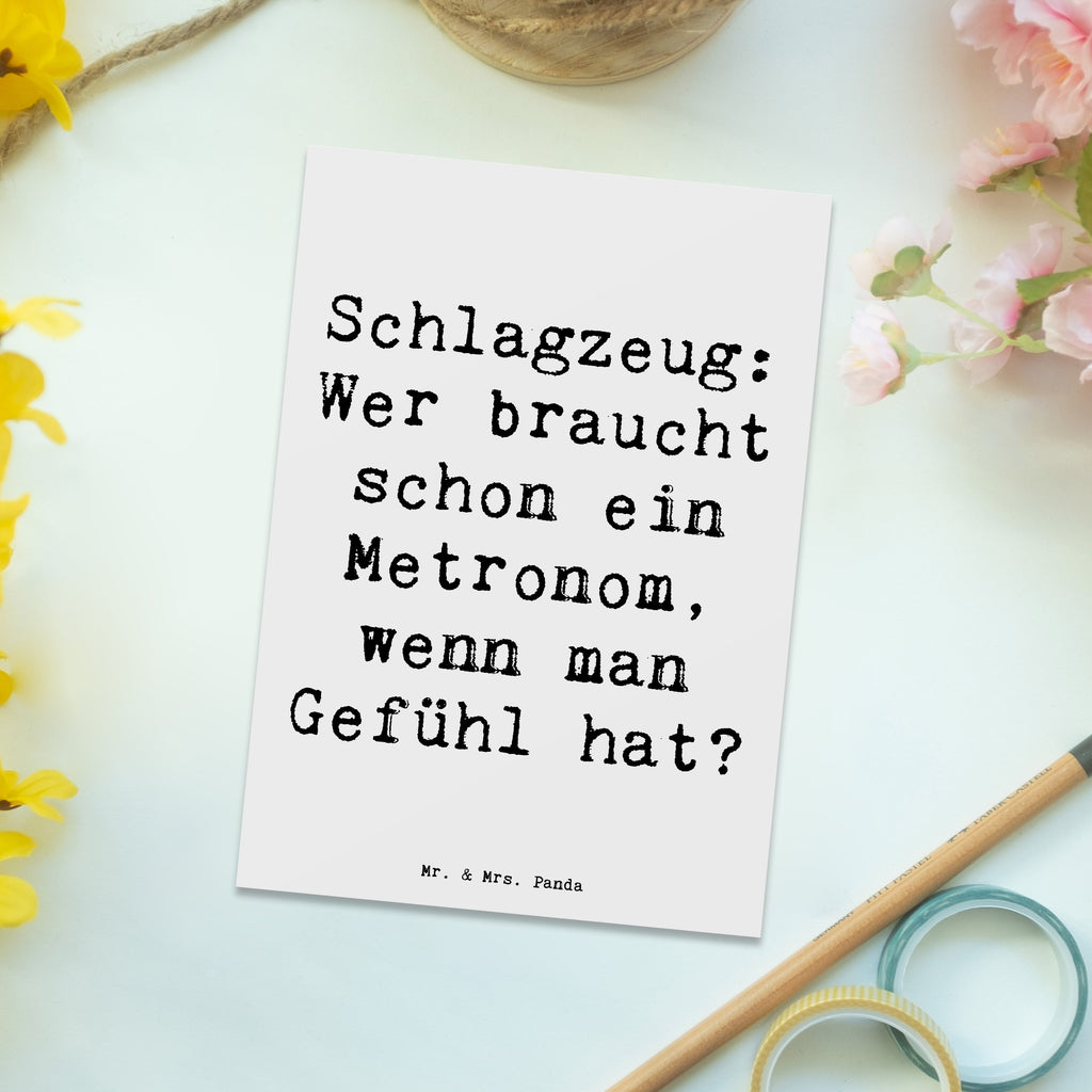 Postkarte Spruch Schlagzeug Gefühl Postkarte, Karte, Geschenkkarte, Grußkarte, Einladung, Ansichtskarte, Geburtstagskarte, Einladungskarte, Dankeskarte, Ansichtskarten, Einladung Geburtstag, Einladungskarten Geburtstag, Instrumente, Geschenke Musiker, Musikliebhaber