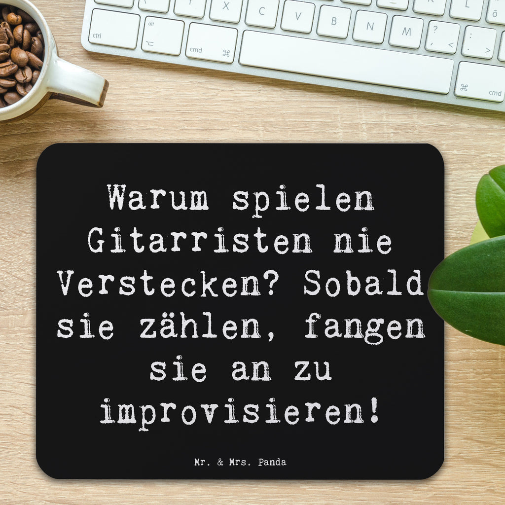 Mauspad Spruch Gitarre Improvisation Mousepad, Computer zubehör, Büroausstattung, PC Zubehör, Arbeitszimmer, Mauspad, Einzigartiges Mauspad, Designer Mauspad, Mausunterlage, Mauspad Büro, Instrumente, Geschenke Musiker, Musikliebhaber