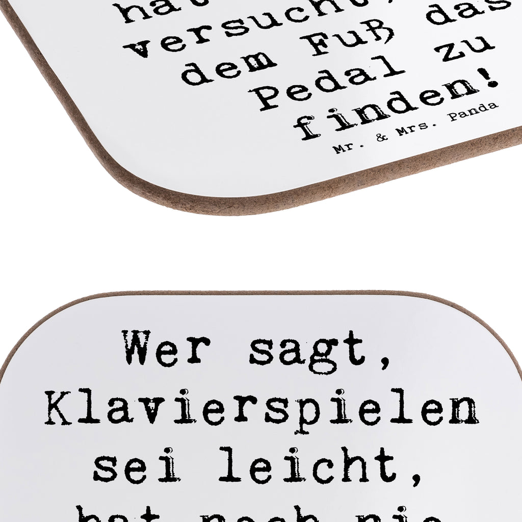 Untersetzer Spruch Klavier Herausforderung