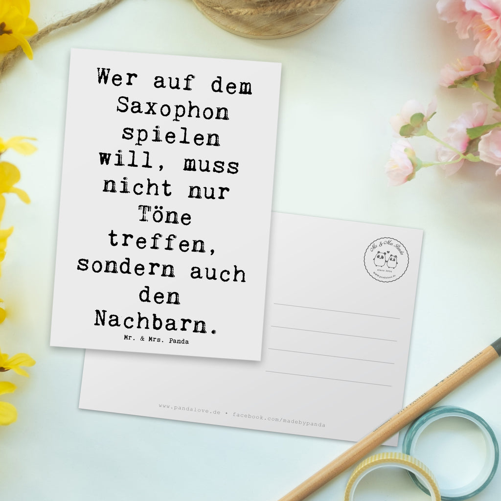 Postkarte Spruch Saxophon Spieler Postkarte, Karte, Geschenkkarte, Grußkarte, Einladung, Ansichtskarte, Geburtstagskarte, Einladungskarte, Dankeskarte, Ansichtskarten, Einladung Geburtstag, Einladungskarten Geburtstag, Instrumente, Geschenke Musiker, Musikliebhaber