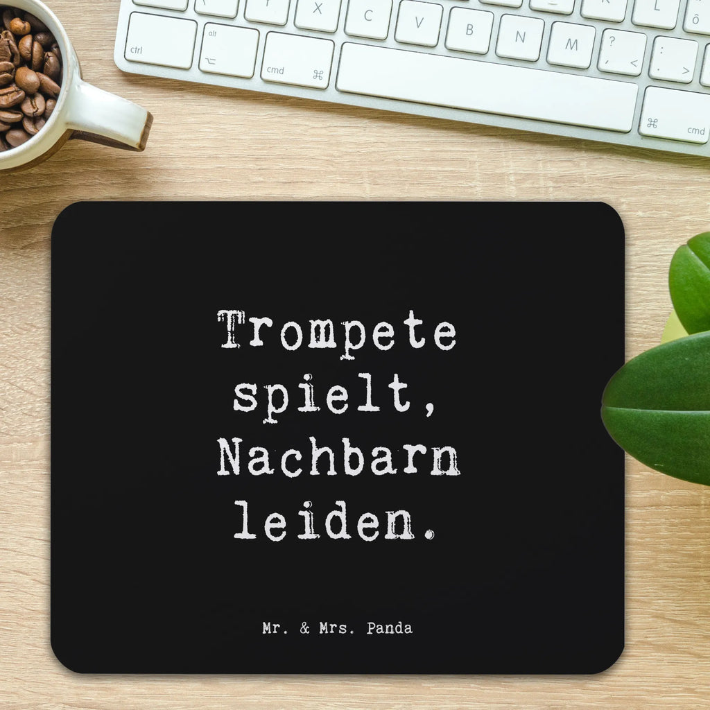 Mauspad Spruch Trompete Freude Mousepad, Computer zubehör, Büroausstattung, PC Zubehör, Arbeitszimmer, Mauspad, Einzigartiges Mauspad, Designer Mauspad, Mausunterlage, Mauspad Büro, Instrumente, Geschenke Musiker, Musikliebhaber