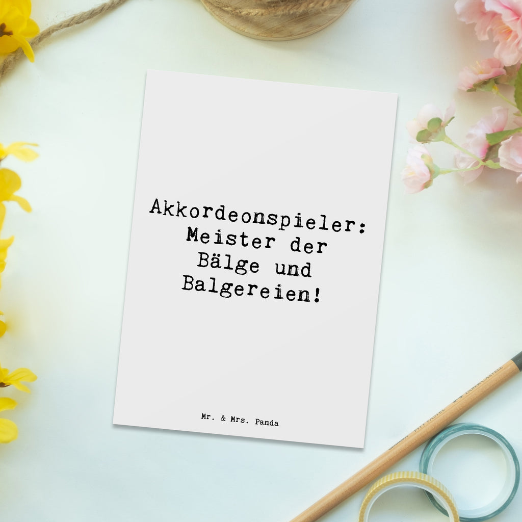 Postkarte Spruch Akkordeonmeister Postkarte, Karte, Geschenkkarte, Grußkarte, Einladung, Ansichtskarte, Geburtstagskarte, Einladungskarte, Dankeskarte, Ansichtskarten, Einladung Geburtstag, Einladungskarten Geburtstag, Instrumente, Geschenke Musiker, Musikliebhaber