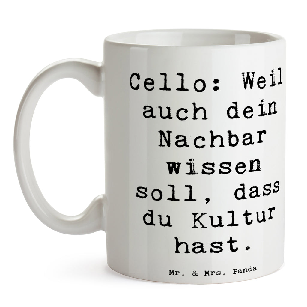 Tasse Spruch Cello Kultur Tasse, Kaffeetasse, Teetasse, Becher, Kaffeebecher, Teebecher, Keramiktasse, Porzellantasse, Büro Tasse, Geschenk Tasse, Tasse Sprüche, Tasse Motive, Kaffeetassen, Tasse bedrucken, Designer Tasse, Cappuccino Tassen, Schöne Teetassen, Instrumente, Geschenke Musiker, Musikliebhaber