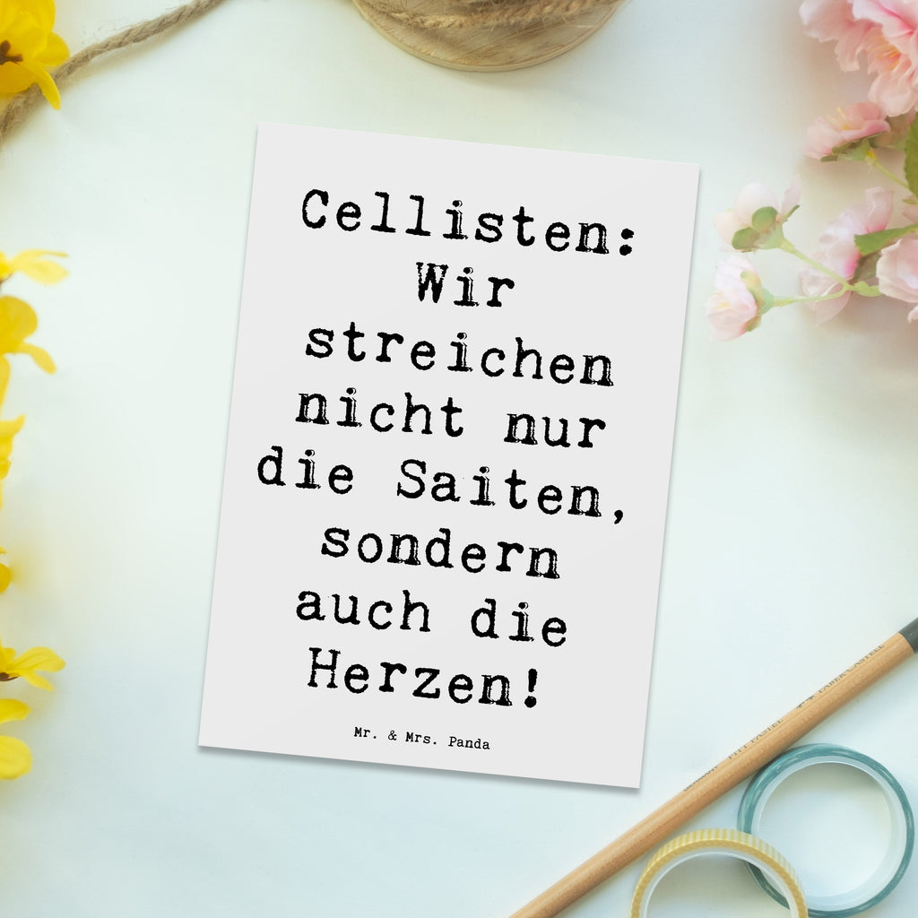 Postkarte Spruch Cello Herz Postkarte, Karte, Geschenkkarte, Grußkarte, Einladung, Ansichtskarte, Geburtstagskarte, Einladungskarte, Dankeskarte, Ansichtskarten, Einladung Geburtstag, Einladungskarten Geburtstag, Instrumente, Geschenke Musiker, Musikliebhaber