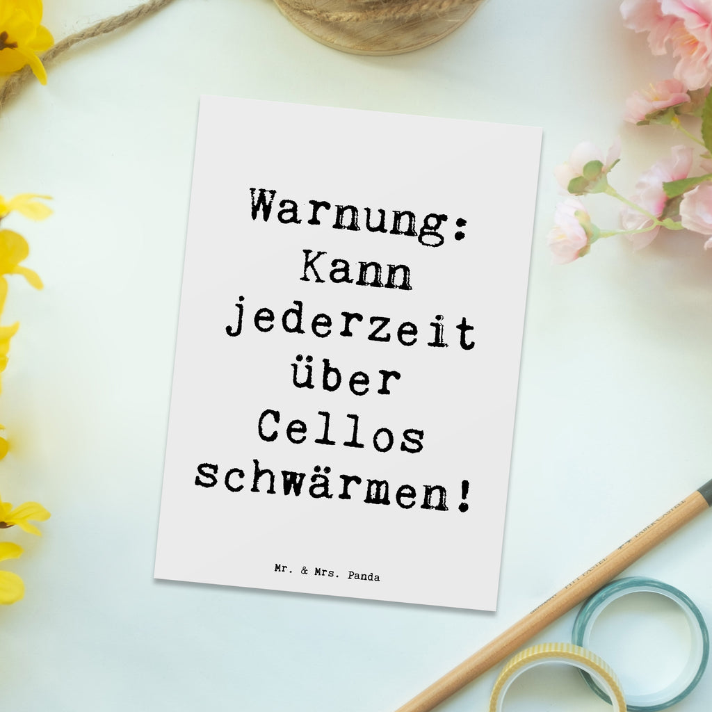 Postkarte Spruch Cello Schwärmerei Postkarte, Karte, Geschenkkarte, Grußkarte, Einladung, Ansichtskarte, Geburtstagskarte, Einladungskarte, Dankeskarte, Ansichtskarten, Einladung Geburtstag, Einladungskarten Geburtstag, Instrumente, Geschenke Musiker, Musikliebhaber