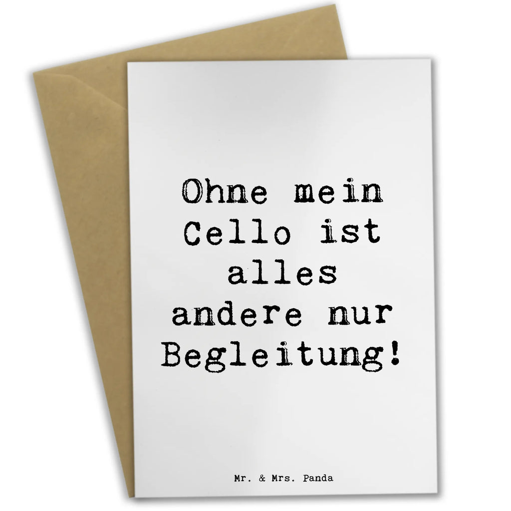 Grußkarte Spruch Cello Magie Grußkarte, Klappkarte, Einladungskarte, Glückwunschkarte, Hochzeitskarte, Geburtstagskarte, Karte, Ansichtskarten, Instrumente, Geschenke Musiker, Musikliebhaber