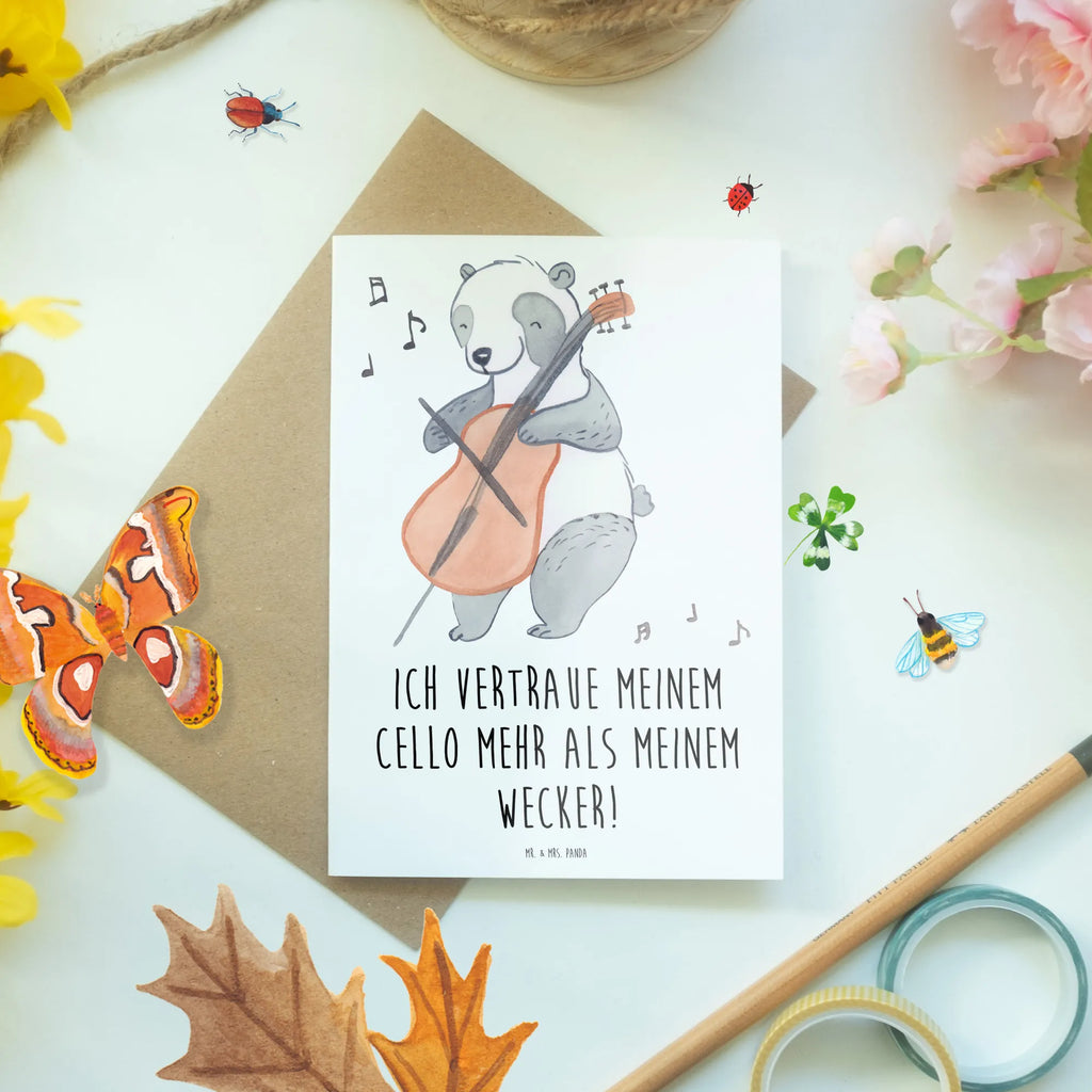 Grußkarte Cello Vertrauen Grußkarte, Klappkarte, Einladungskarte, Glückwunschkarte, Hochzeitskarte, Geburtstagskarte, Karte, Ansichtskarten, Instrumente, Geschenke Musiker, Musikliebhaber