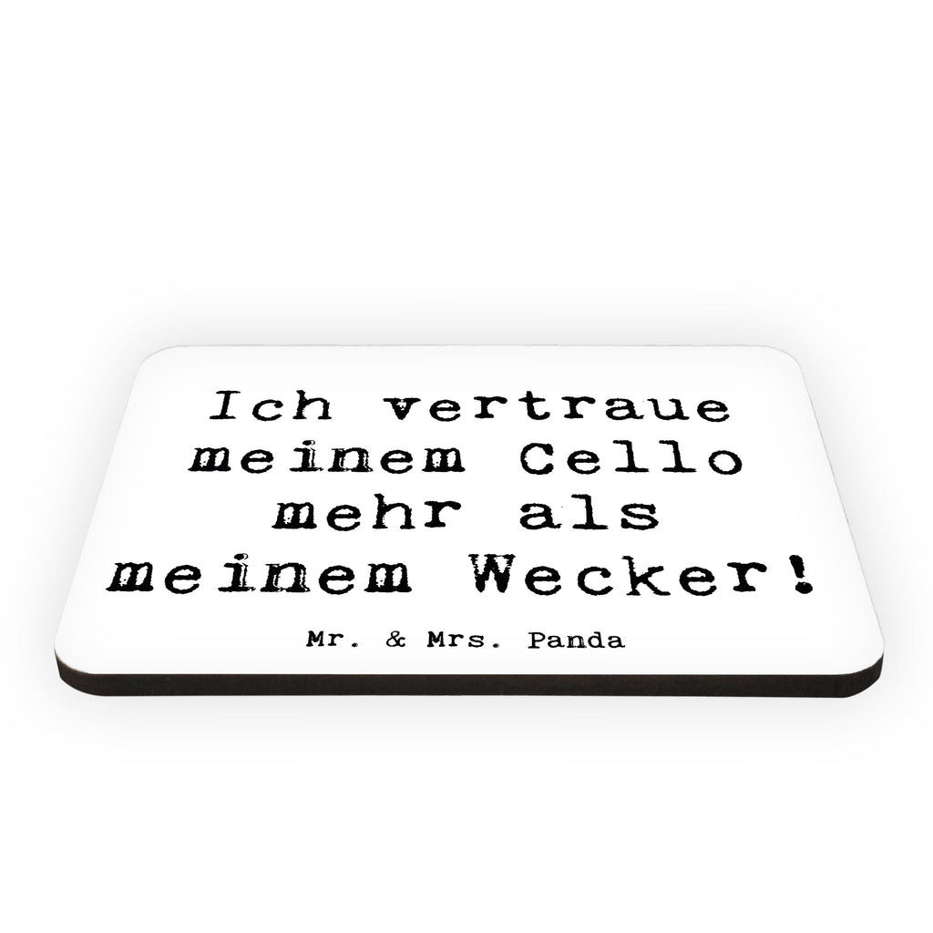 Magnet Spruch Cello Vertrauen