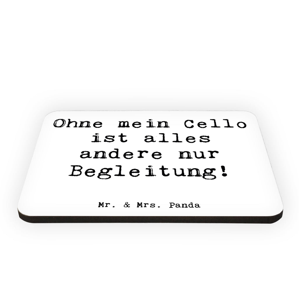 Magnet Ohne mein Cello ist alles andere nur Begleitung - Cello Stolz Kühlschrankmagnet, Pinnwandmagnet, Souvenir Magnet, Motivmagnete, Dekomagnet, Whiteboard Magnet, Notiz Magnet, Kühlschrank Dekoration, Instrumente, Geschenke Musiker, Musikliebhaber