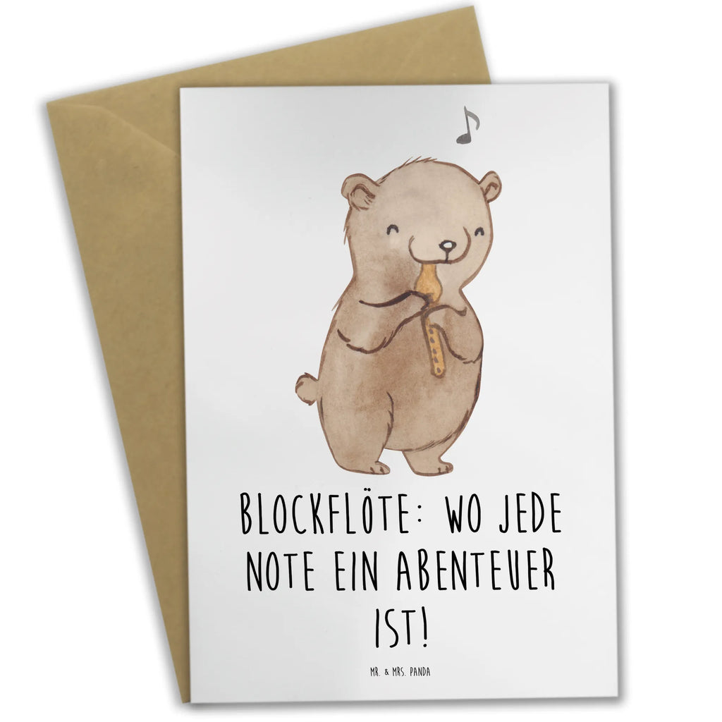 Grußkarte Abenteuer Blockflöte Grußkarte, Klappkarte, Einladungskarte, Glückwunschkarte, Hochzeitskarte, Geburtstagskarte, Karte, Ansichtskarten, Instrumente, Geschenke Musiker, Musikliebhaber