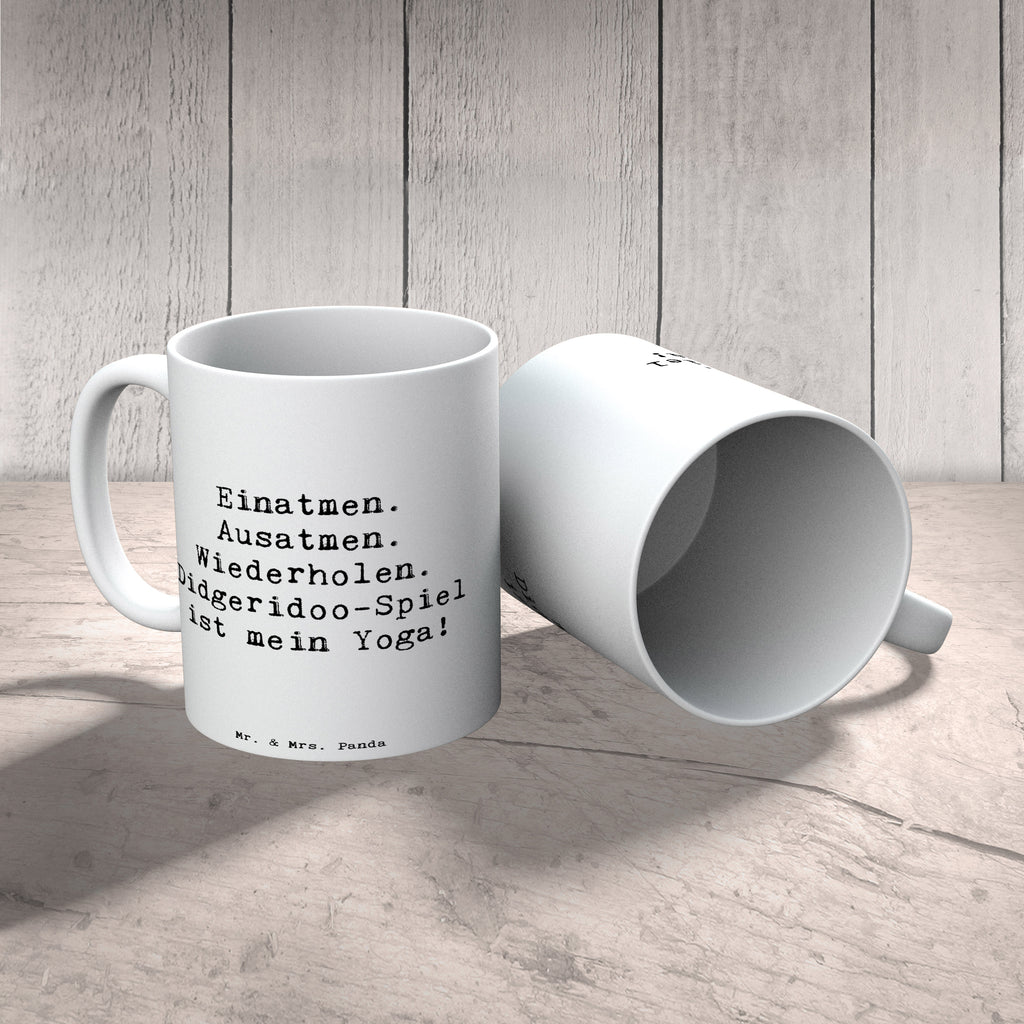 Tasse Spruch Didgeridoo Yoga Tasse, Kaffeetasse, Teetasse, Becher, Kaffeebecher, Teebecher, Keramiktasse, Porzellantasse, Büro Tasse, Geschenk Tasse, Tasse Sprüche, Tasse Motive, Kaffeetassen, Tasse bedrucken, Designer Tasse, Cappuccino Tassen, Schöne Teetassen, Instrumente, Geschenke Musiker, Musikliebhaber