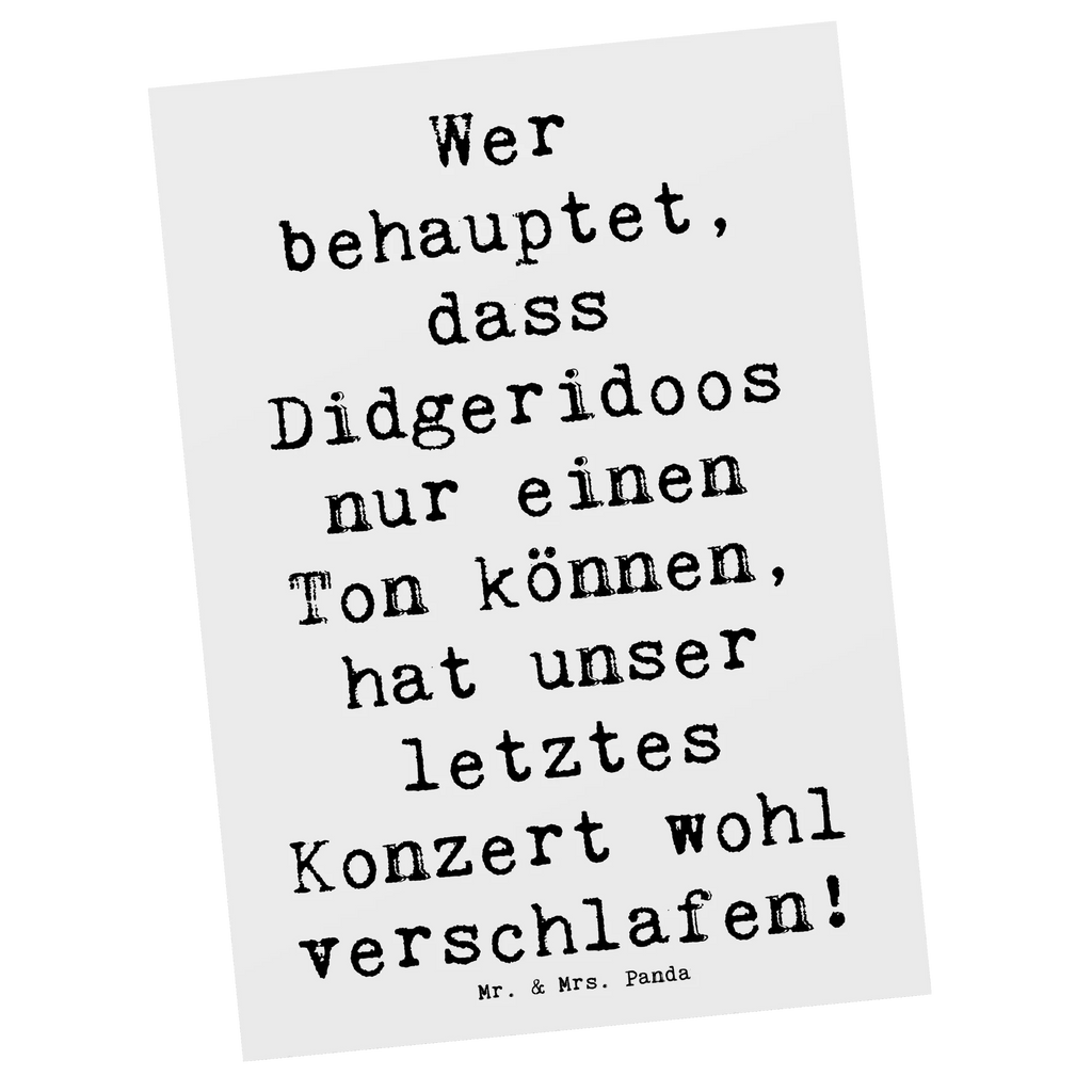 Postkarte Die überraschende Vielfalt des Didgeridoos Postkarte, Karte, Geschenkkarte, Grußkarte, Einladung, Ansichtskarte, Geburtstagskarte, Einladungskarte, Dankeskarte, Ansichtskarten, Einladung Geburtstag, Einladungskarten Geburtstag, Instrumente, Geschenke Musiker, Musikliebhaber