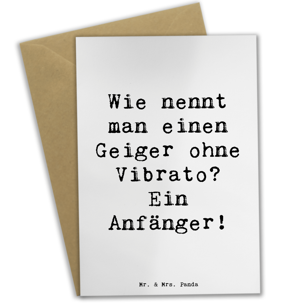 Grußkarte Geiger Anfänger Grußkarte, Klappkarte, Einladungskarte, Glückwunschkarte, Hochzeitskarte, Geburtstagskarte, Karte, Ansichtskarten, Instrumente, Geschenke Musiker, Musikliebhaber