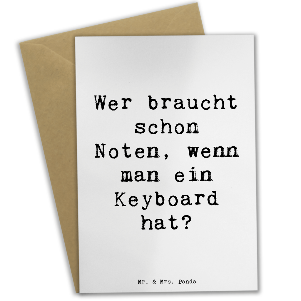 Grußkarte Intuitives Keyboard Grußkarte, Klappkarte, Einladungskarte, Glückwunschkarte, Hochzeitskarte, Geburtstagskarte, Karte, Ansichtskarten, Instrumente, Geschenke Musiker, Musikliebhaber