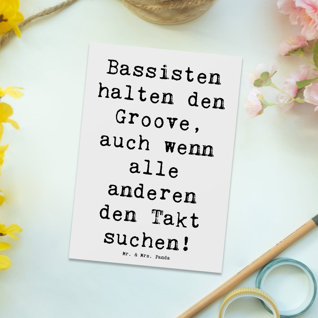 Postkarte Spruch Bassgitarre Groove Postkarte, Karte, Geschenkkarte, Grußkarte, Einladung, Ansichtskarte, Geburtstagskarte, Einladungskarte, Dankeskarte, Ansichtskarten, Einladung Geburtstag, Einladungskarten Geburtstag, Instrumente, Geschenke Musiker, Musikliebhaber