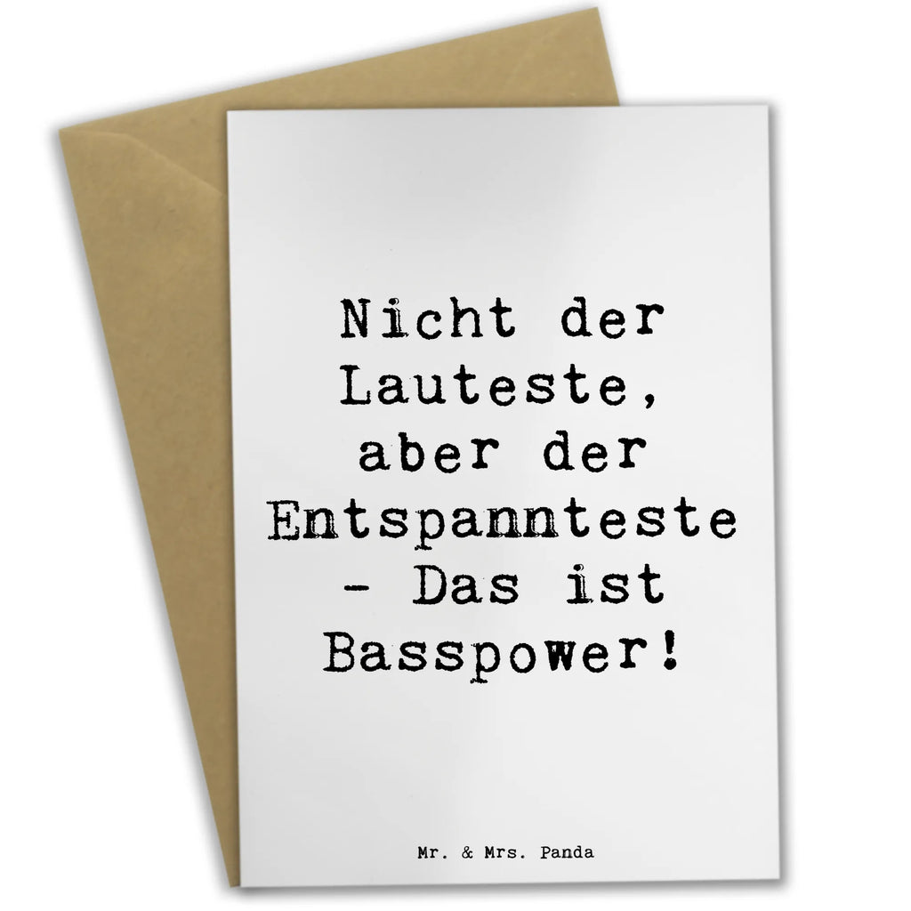 Grußkarte Spruch Bassgitarre Entspannt Grußkarte, Klappkarte, Einladungskarte, Glückwunschkarte, Hochzeitskarte, Geburtstagskarte, Karte, Ansichtskarten, Instrumente, Geschenke Musiker, Musikliebhaber