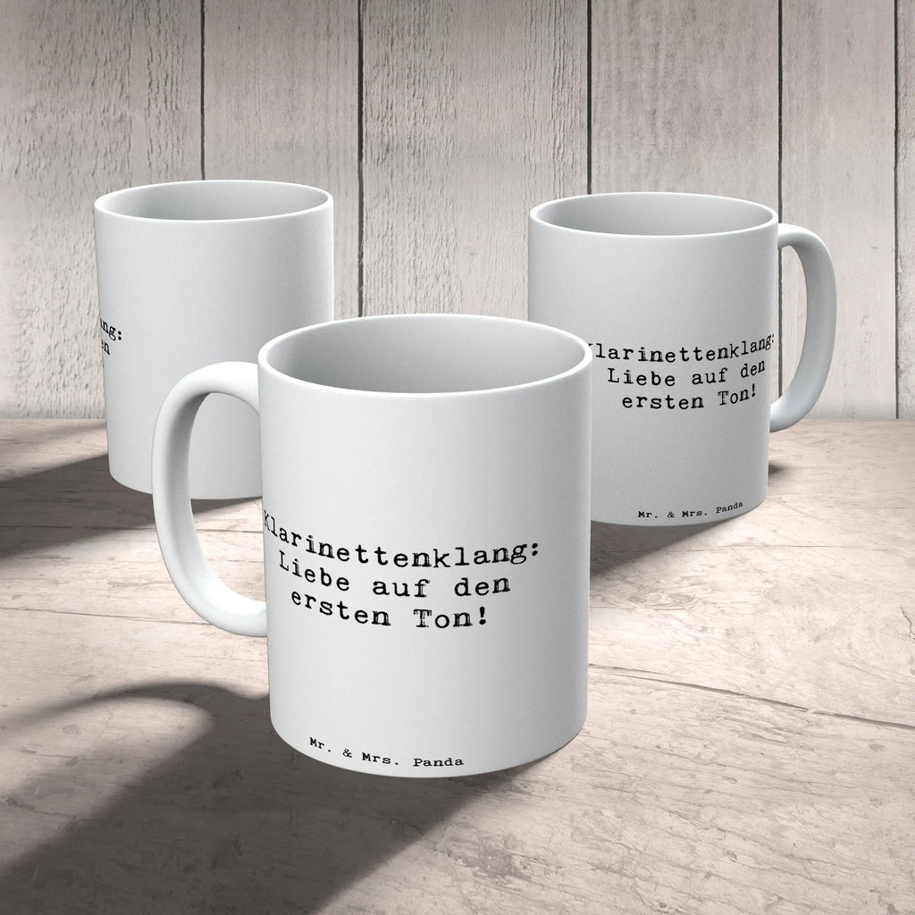 Tasse Klarinettenklang: Liebe auf den ersten Ton! Tasse, Kaffeetasse, Teetasse, Becher, Kaffeebecher, Teebecher, Keramiktasse, Porzellantasse, Büro Tasse, Geschenk Tasse, Tasse Sprüche, Tasse Motive, Kaffeetassen, Tasse bedrucken, Designer Tasse, Cappuccino Tassen, Schöne Teetassen, Instrumente, Geschenke Musiker, Musikliebhaber