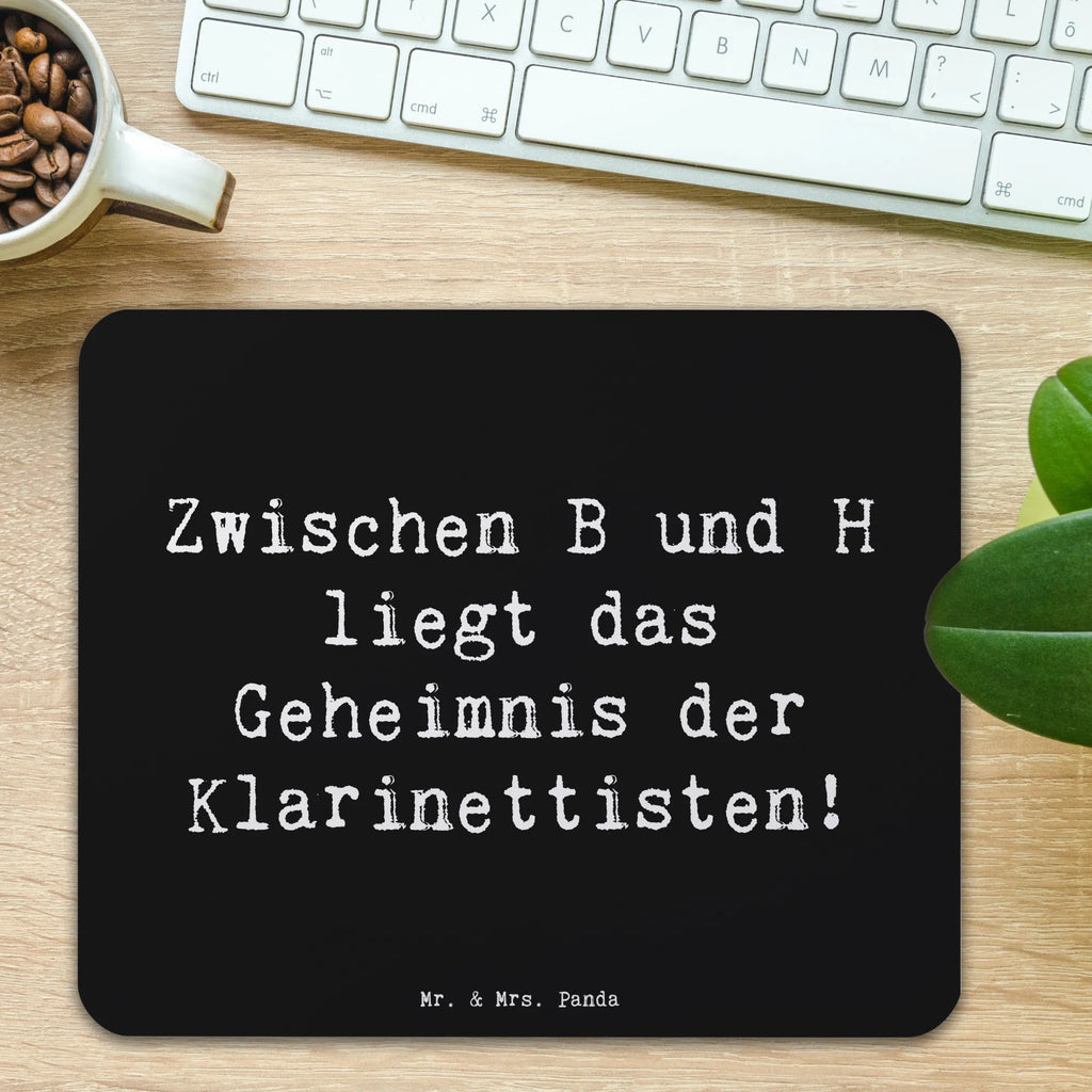 Mauspad Spruch Klarinette Geheimnis Mousepad, Computer zubehör, Büroausstattung, PC Zubehör, Arbeitszimmer, Mauspad, Einzigartiges Mauspad, Designer Mauspad, Mausunterlage, Mauspad Büro, Instrumente, Geschenke Musiker, Musikliebhaber