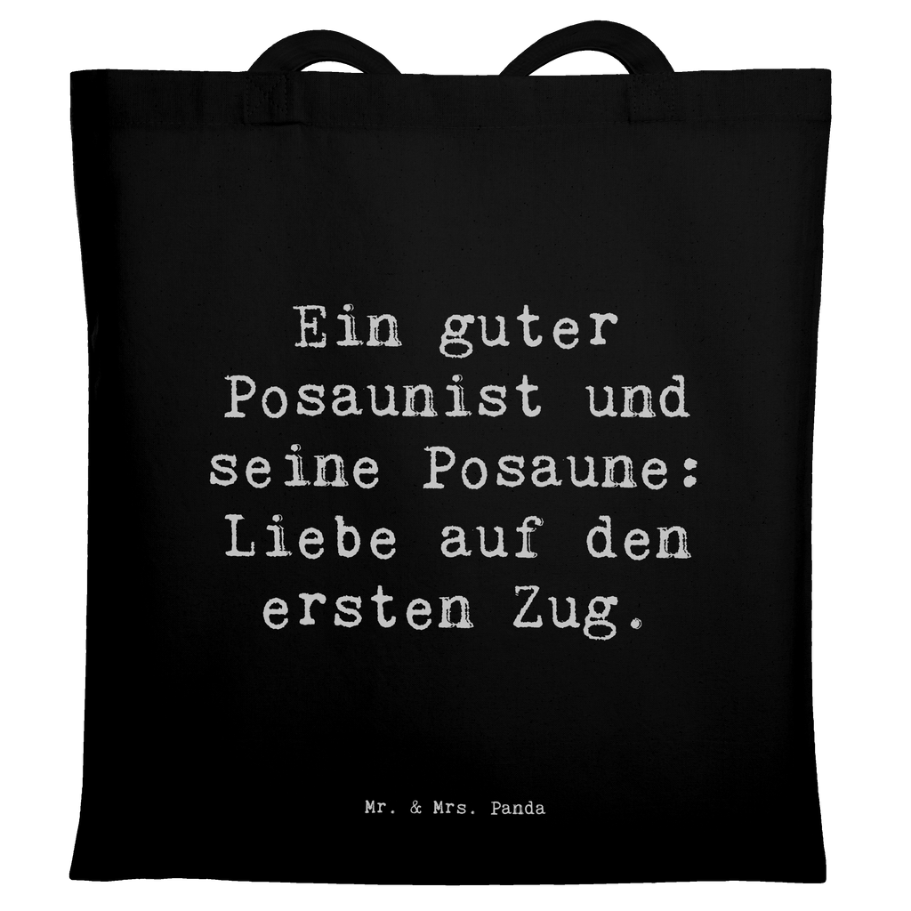 Tragetasche Spruch Posaune Liebe