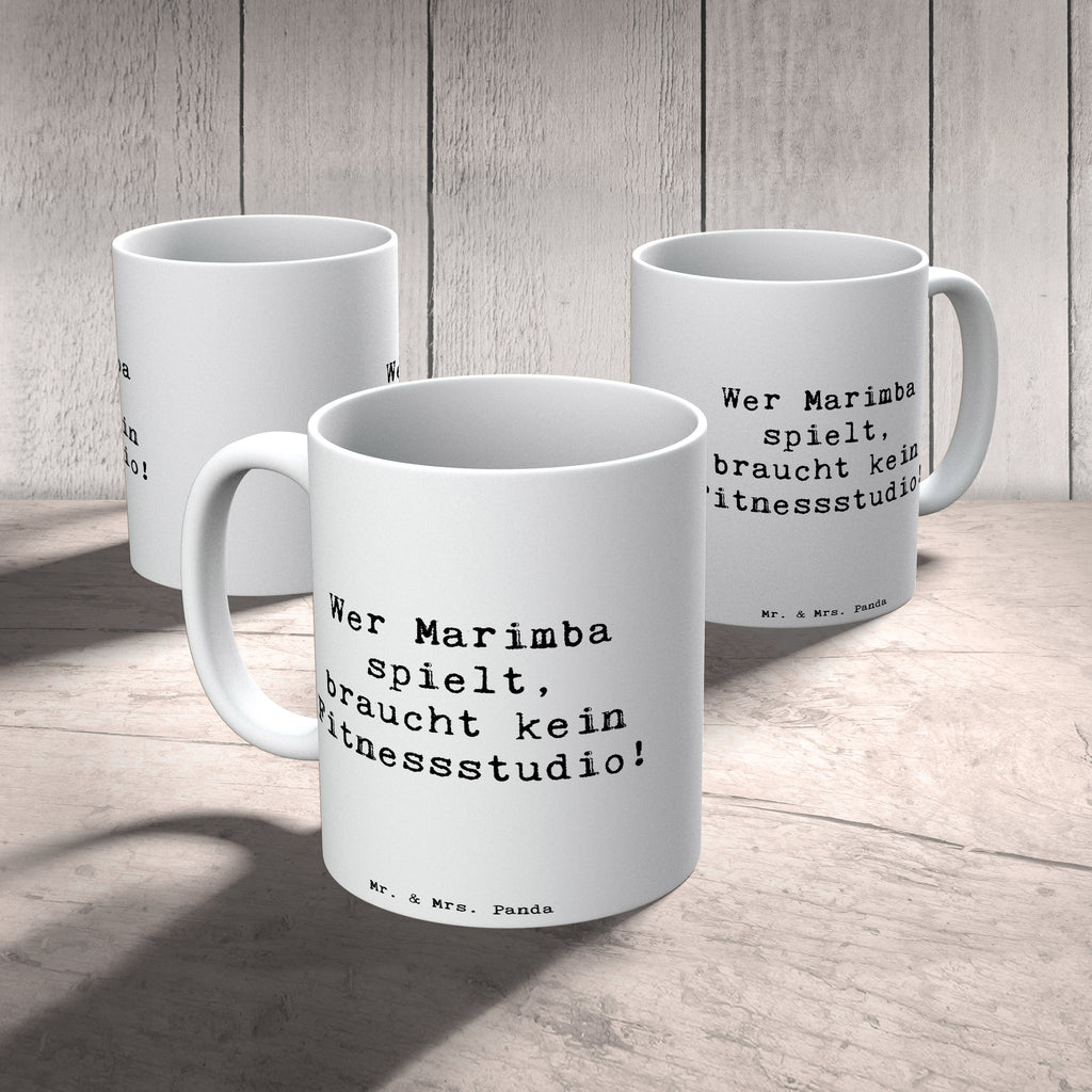 Tasse Wer Marimba spielt, braucht kein Fitnessstudio! Tasse, Kaffeetasse, Teetasse, Becher, Kaffeebecher, Teebecher, Keramiktasse, Porzellantasse, Büro Tasse, Geschenk Tasse, Tasse Sprüche, Tasse Motive, Kaffeetassen, Tasse bedrucken, Designer Tasse, Cappuccino Tassen, Schöne Teetassen, Instrumente, Geschenke Musiker, Musikliebhaber