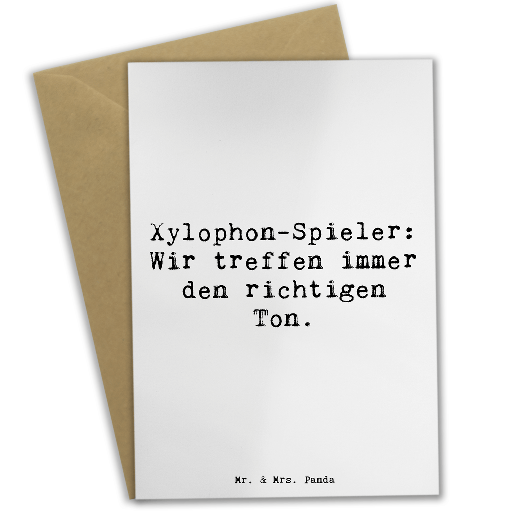 Grußkarte Spruch Xylophon Melodie Grußkarte, Klappkarte, Einladungskarte, Glückwunschkarte, Hochzeitskarte, Geburtstagskarte, Karte, Ansichtskarten, Instrumente, Geschenke Musiker, Musikliebhaber