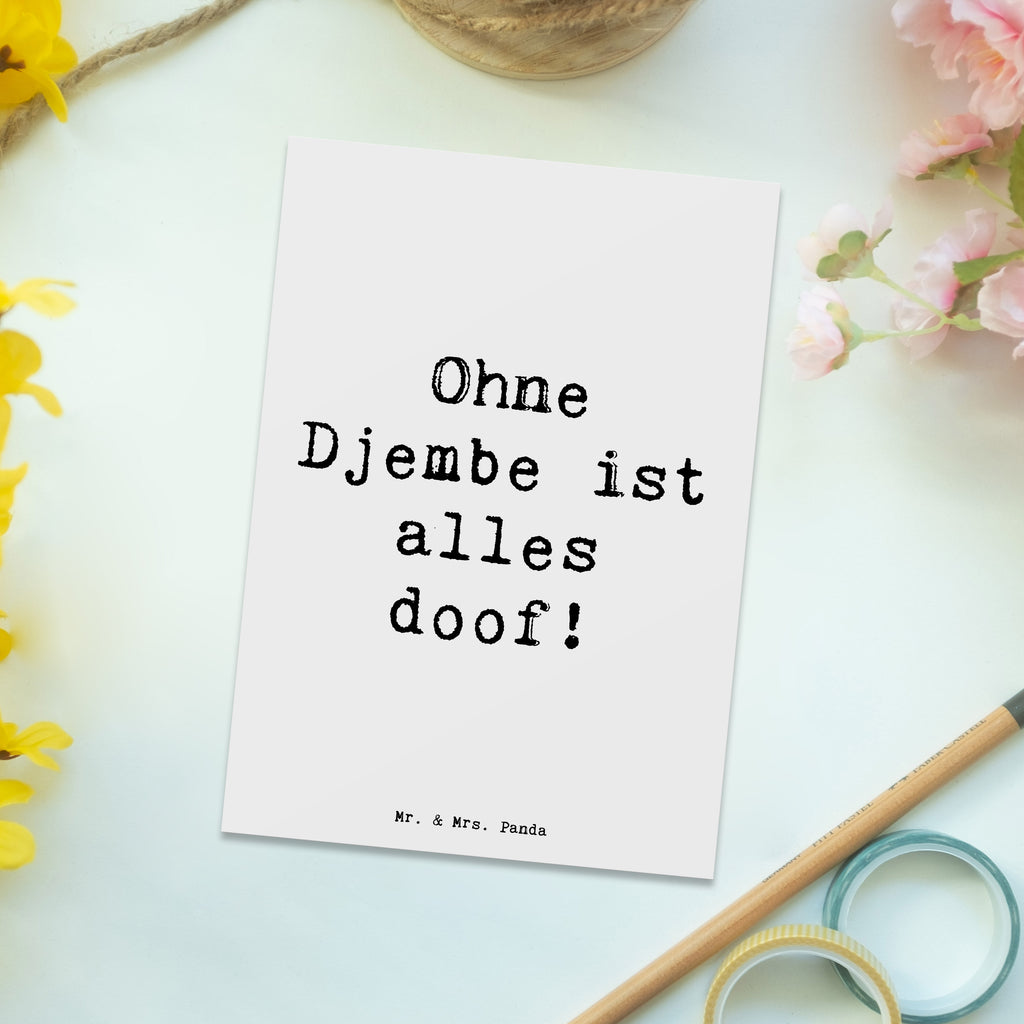 Postkarte Spruch Djembe Freude Postkarte, Karte, Geschenkkarte, Grußkarte, Einladung, Ansichtskarte, Geburtstagskarte, Einladungskarte, Dankeskarte, Ansichtskarten, Einladung Geburtstag, Einladungskarten Geburtstag, Instrumente, Geschenke Musiker, Musikliebhaber