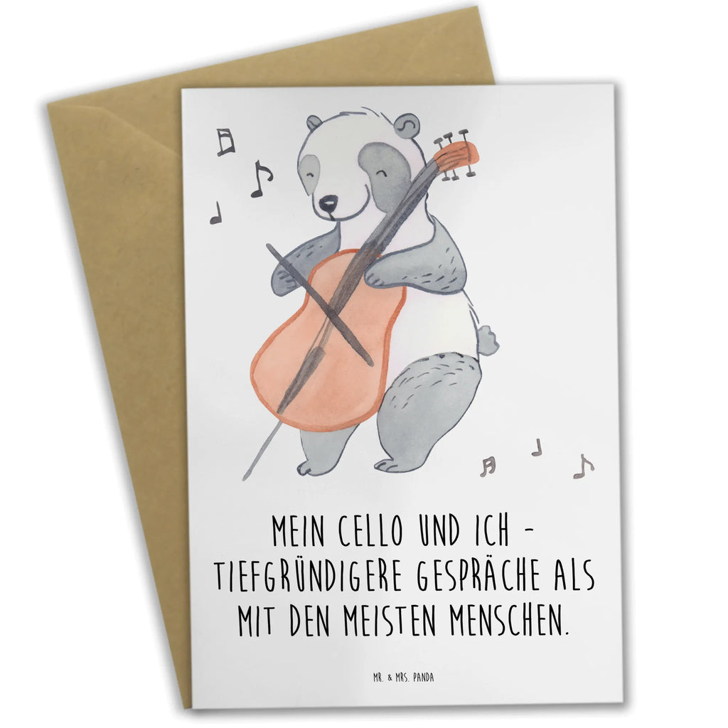 Grußkarte Violoncello Gespräche Grußkarte, Klappkarte, Einladungskarte, Glückwunschkarte, Hochzeitskarte, Geburtstagskarte, Karte, Ansichtskarten, Instrumente, Geschenke Musiker, Musikliebhaber