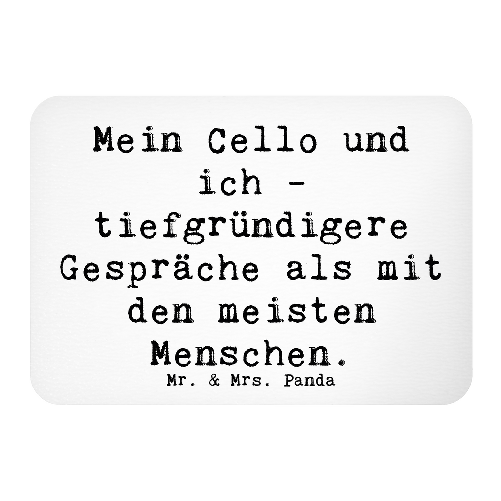 Magnet Mein Cello und ich - tiefgründigere Gespräche als mit den meisten Menschen. Kühlschrankmagnet, Pinnwandmagnet, Souvenir Magnet, Motivmagnete, Dekomagnet, Whiteboard Magnet, Notiz Magnet, Kühlschrank Dekoration, Instrumente, Geschenke Musiker, Musikliebhaber