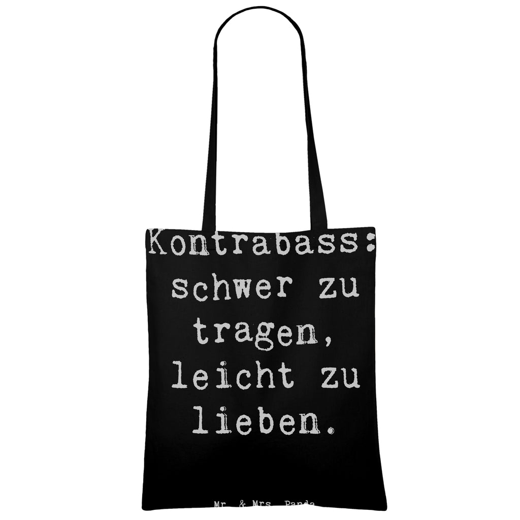 Tragetasche Kontrabass lieben Beuteltasche, Beutel, Einkaufstasche, Jutebeutel, Stoffbeutel, Tasche, Shopper, Umhängetasche, Strandtasche, Schultertasche, Stofftasche, Tragetasche, Badetasche, Jutetasche, Einkaufstüte, Laptoptasche, Instrumente, Geschenke Musiker, Musikliebhaber