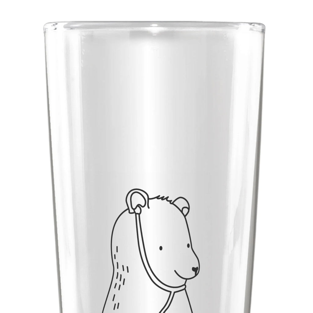 Bierglas Bär Arzt Bierglas, Bier Glas, Bierkrug, Bier Krug, Vatertag, Bär, Teddy, Teddybär, Arzt, Ärztin, Doktor, Professor, Doktorin, Professorin