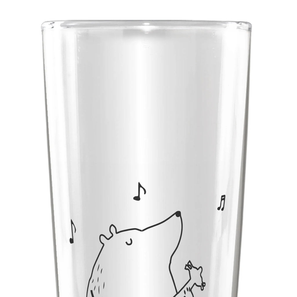 Bierglas Bär Lied Bierglas, Bier Glas, Bierkrug, Bier Krug, Vatertag, Bär, Teddy, Teddybär, Bärchen, Bear, Liebeslied, Lied, Song, Valentinstag, Valentine, Geschenk, Partner, Liebe, Freundin, Frau, Herz, Spruch