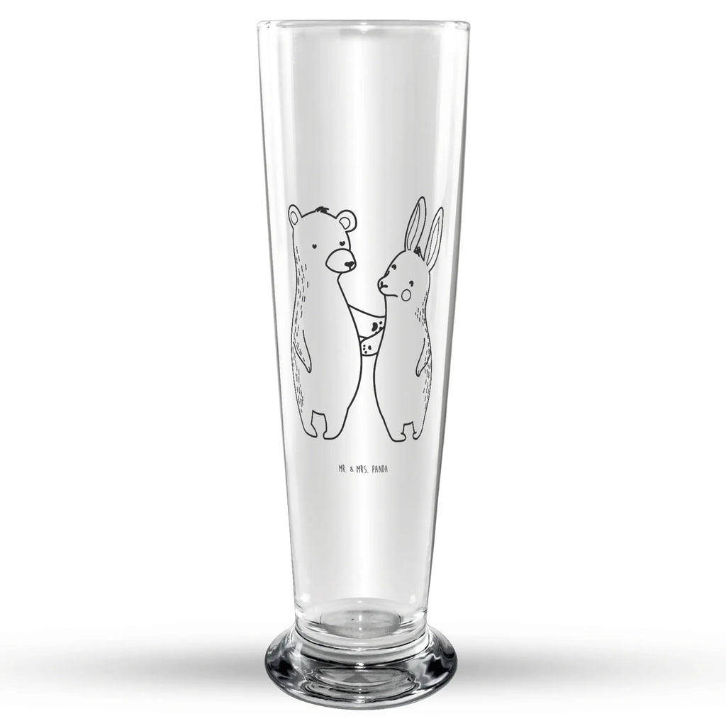 Bierglas Bär und Hase Umarmen Bierglas, Bier Glas, Bierkrug, Bier Krug, Vatertag, Liebe, Partner, Freund, Freundin, Ehemann, Ehefrau, Heiraten, Verlobung, Heiratsantrag, Liebesgeschenk, Jahrestag, Hocheitstag, Freunde, bester Freund, Hase, Bär, Bärchen, best friends