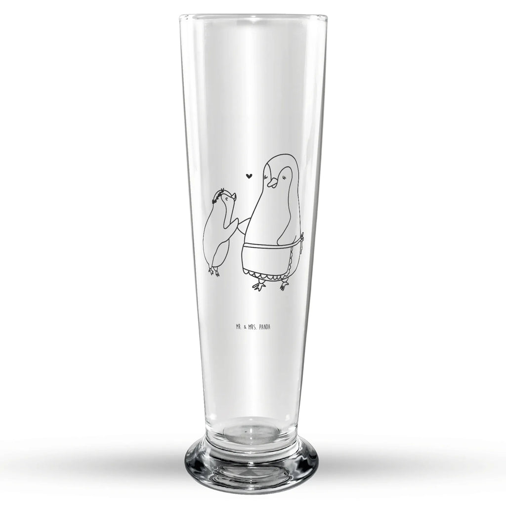 Bierglas Pinguin mit Kind Bierglas, Bier Glas, Bierkrug, Bier Krug, Vatertag, Familie, Muttertag, Bruder, Schwester, Mama, Papa, Oma, Opa, Geschenk, Mami, Mutti, Mutter, Geburststag