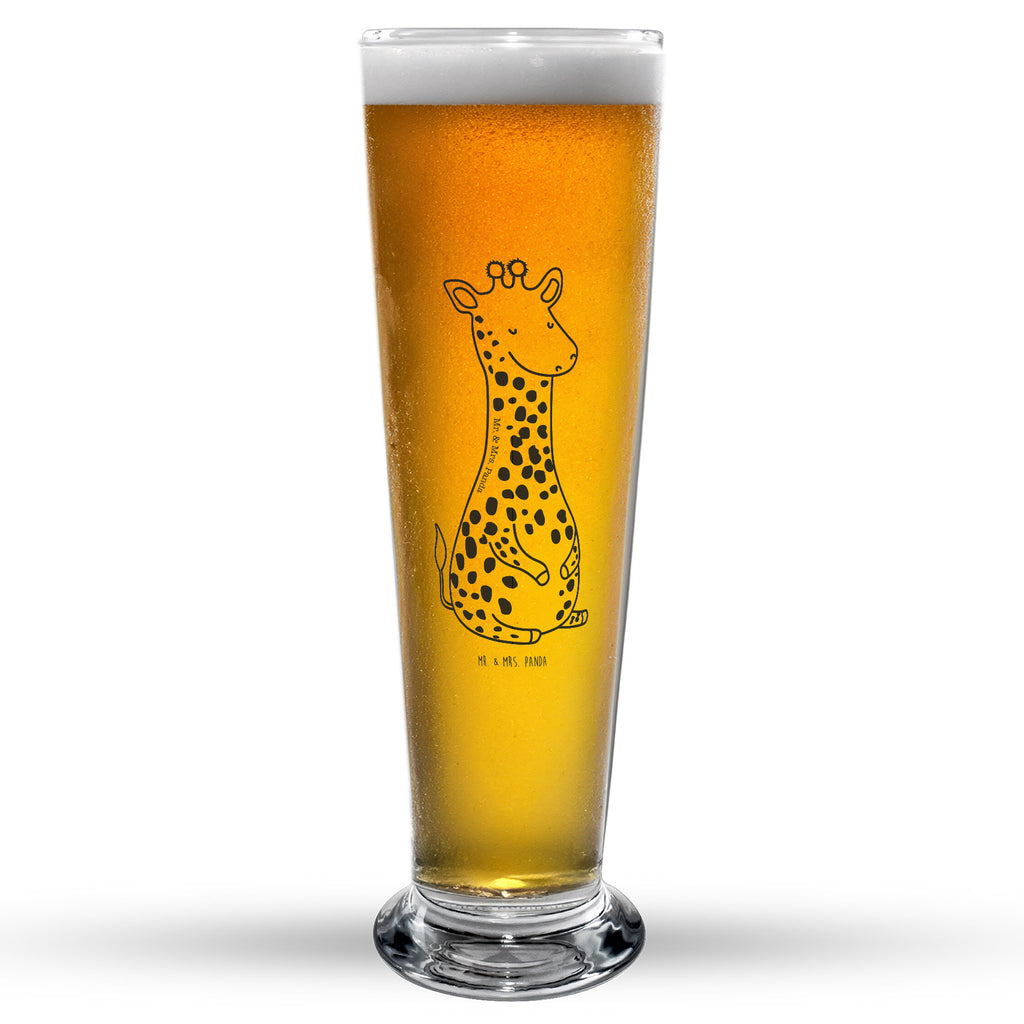 Bierglas Giraffe Zufrieden Bierglas, Bier Glas, Bierkrug, Bier Krug, Vatertag, Afrika, Wildtiere, Giraffe, Zufrieden, Glück, Abenteuer