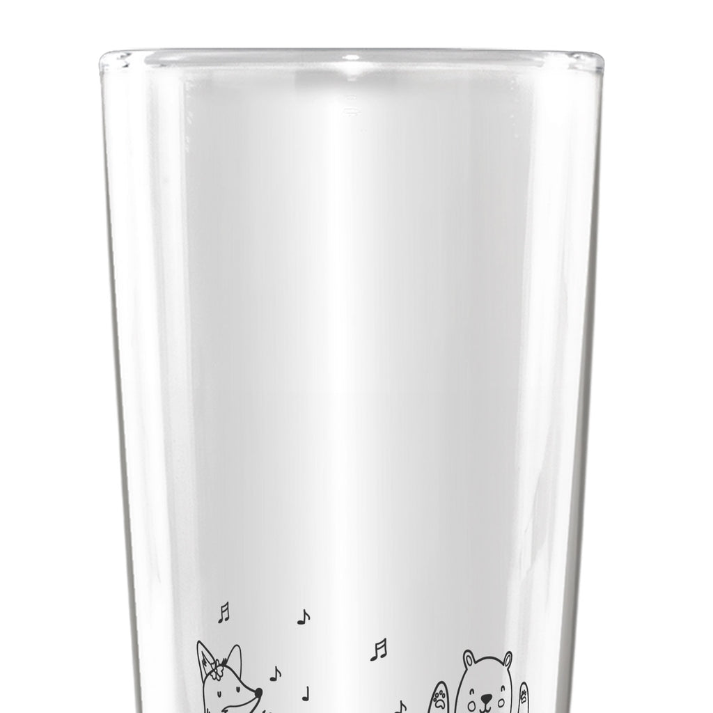 Bierglas Waldtiere Aloha Bierglas, Bier Glas, Bierkrug, Bier Krug, Vatertag, Tiermotive, Gute Laune, lustige Sprüche, Tiere, Wald, Waldtiere, Musik, Aloha, Bär, Hase, Igel, Tanzen, Leben, Lachen