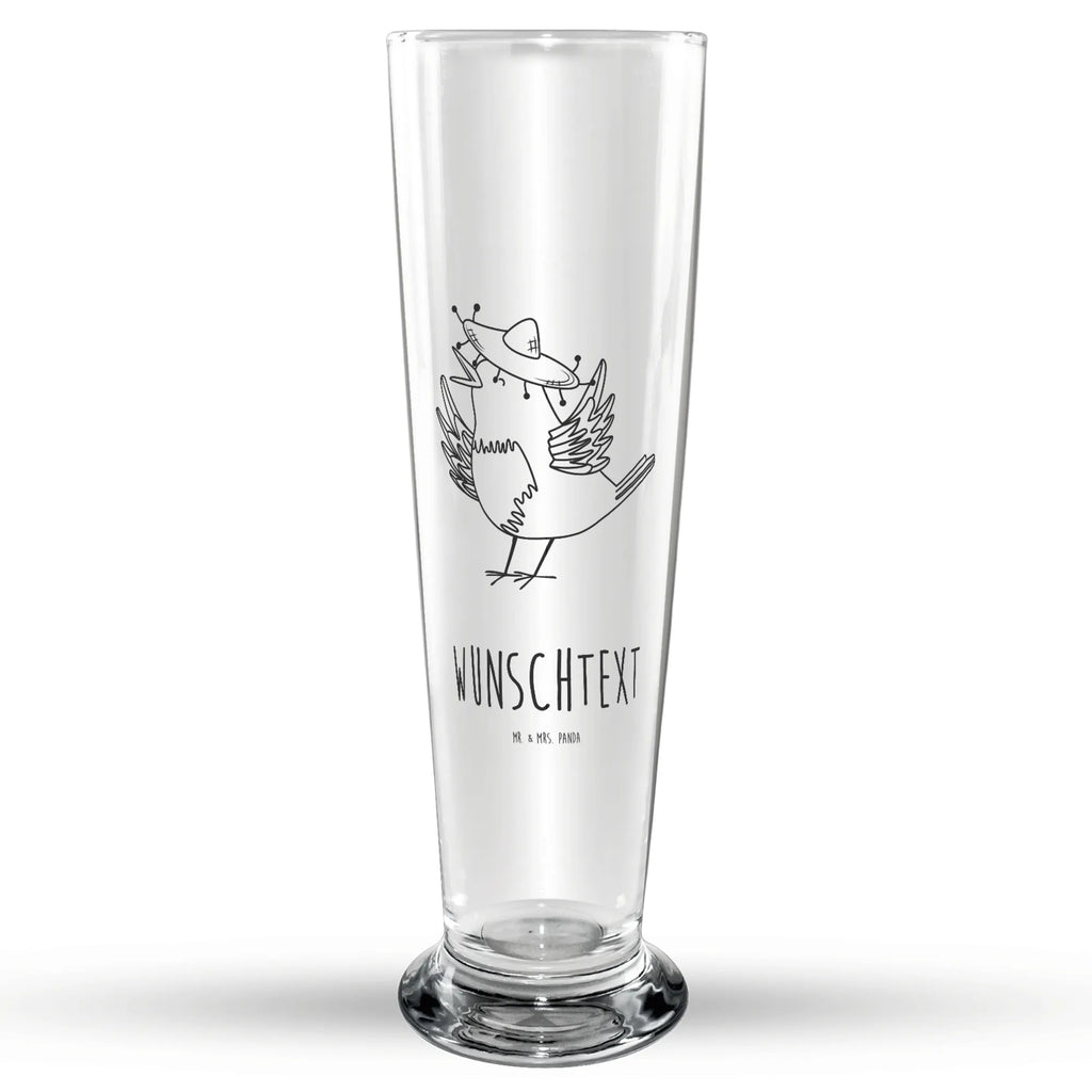 Personalisiertes Bierglas Rabe Sombrero Personalisiertes Bierglas, Personalisiertes Bier Glas, Personalisierter Bierkrug, Personalisierters Bier Krug, Bierglas mit Namen, Bierkrug mit Namen, Vatertag, Tiermotive, Gute Laune, lustige Sprüche, Tiere, Rabe, Vogel, Vögel, Spruch positiv, fröhlich sein, glücklich sein, Glück Spruch, froh, Elster, Motivation