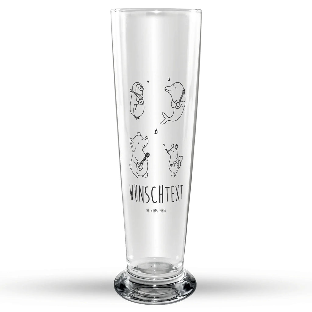 Personalisiertes Bierglas Big Band Personalisiertes Bierglas, Personalisiertes Bier Glas, Personalisierter Bierkrug, Personalisierters Bier Krug, Bierglas mit Namen, Bierkrug mit Namen, Vatertag, Tiermotive, Gute Laune, lustige Sprüche, Tiere, Hund, Pinguin, Maus, Elefant, Delfin, Gitarre, Band, Triangel, Musikanten, Musik