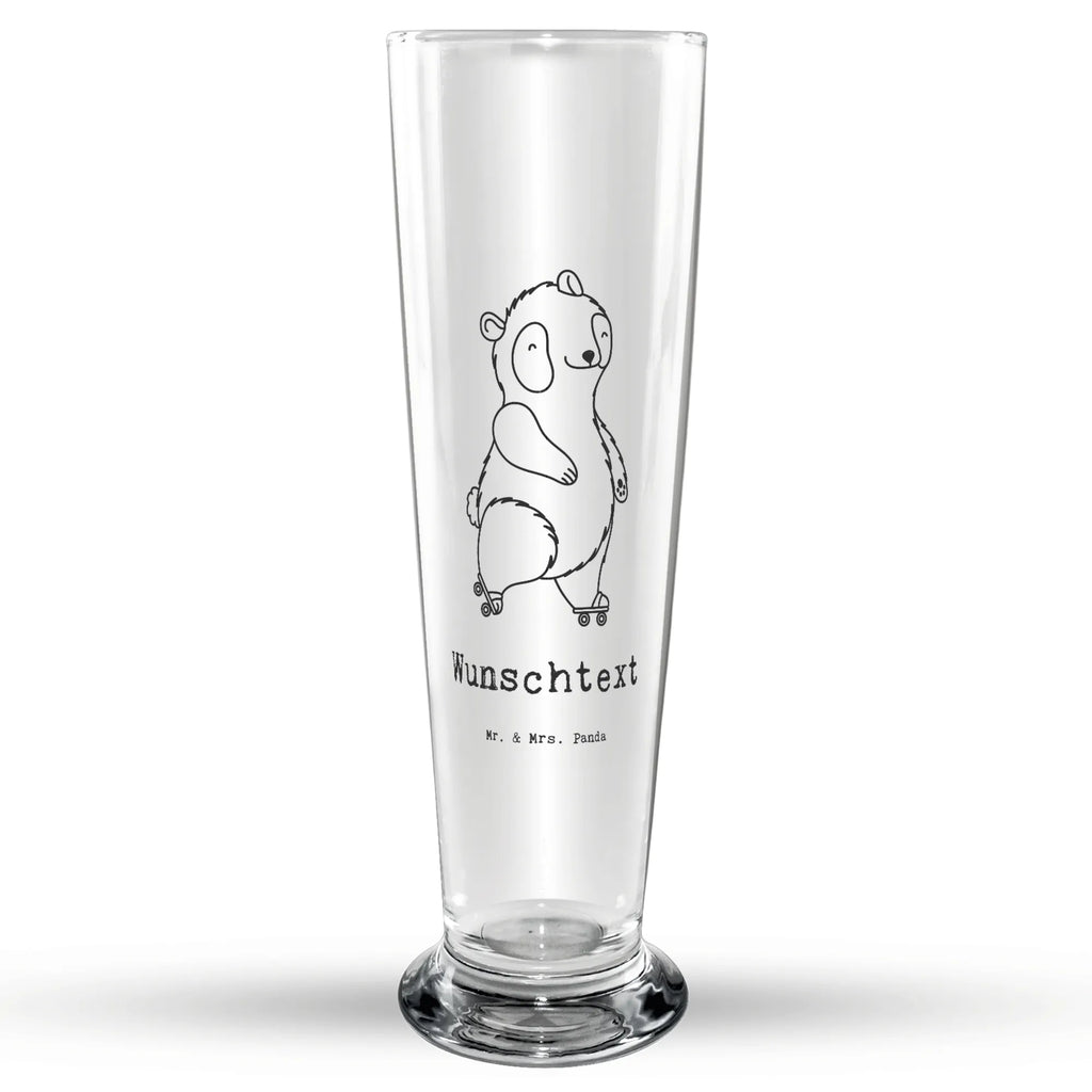 Personalisiertes Bierglas Panda Inliner fahren Personalisiertes Bierglas, Personalisiertes Bier Glas, Personalisierter Bierkrug, Personalisierters Bier Krug, Bierglas mit Namen, Bierkrug mit Namen, Vatertag, Geschenk, Sport, Sportart, Hobby, Schenken, Danke, Dankeschön, Auszeichnung, Gewinn, Sportler, Inliner fahren, Rollschuh fahren, Rollerblades, inlinern