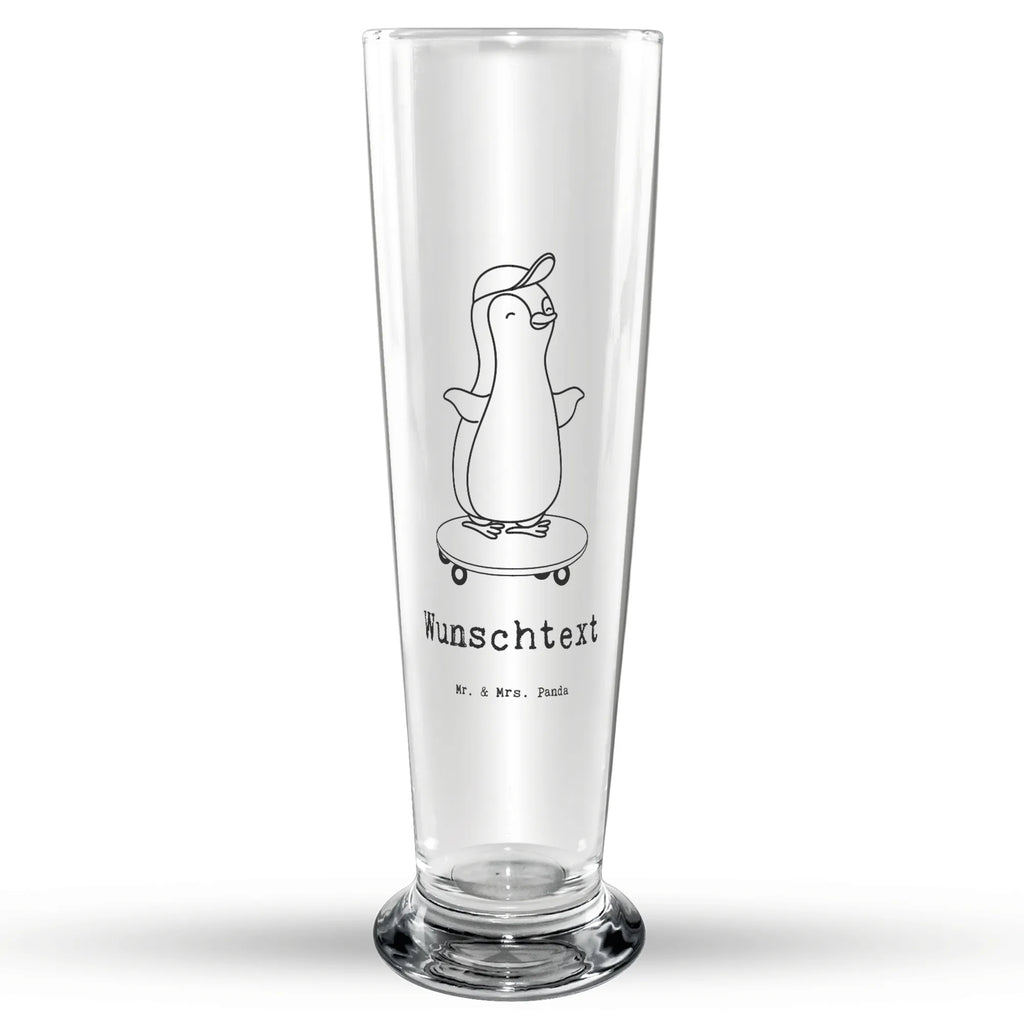 Personalisiertes Bierglas Pinguin Skateboarden Personalisiertes Bierglas, Personalisiertes Bier Glas, Personalisierter Bierkrug, Personalisierters Bier Krug, Bierglas mit Namen, Bierkrug mit Namen, Vatertag, Geschenk, Sport, Sportart, Hobby, Schenken, Danke, Dankeschön, Auszeichnung, Gewinn, Sportler, Skateboarden, Skateboard fahren, Skaten, Skateboard, Skateplatz