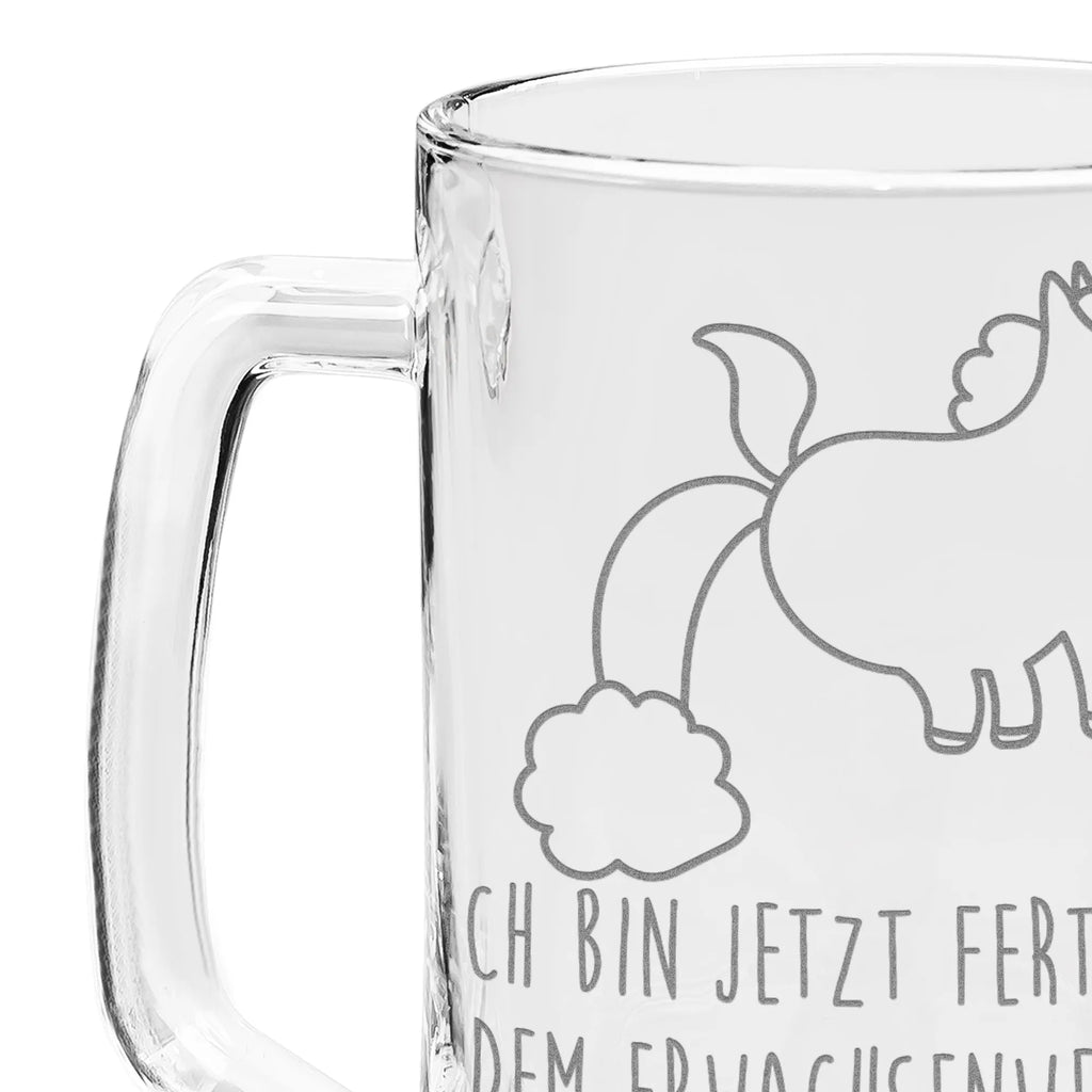 Gravur Bierkrug Einhorn Pupsen Bierkrug, Bier Krug, Bierkrug Glas, Vatertag, Einhorn, Einhörner, Einhorn Deko, Unicorn, Pups, Regenbogen, Glitzer, Einhornpower, Erwachsenwerden, Spaß, lustig, Freundin