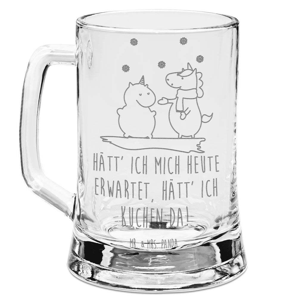 Gravur Bierkrug Einhorn Schneemann Bierkrug, Bier Krug, Bierkrug Glas, Vatertag, Einhorn, Einhörner, Einhorn Deko, Unicorn, Schneemann, Winter, Schnee, Kuchen, Weihnachten, kalt, Mütze, Handschuhe, X-Mas