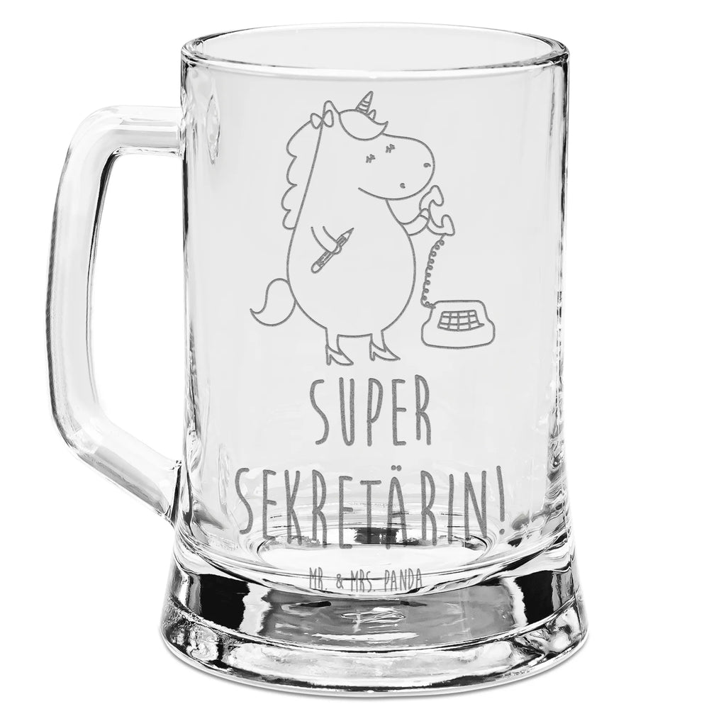 Gravur Bierkrug Einhorn Sekretärin Bierkrug, Bier Krug, Bierkrug Glas, Vatertag, Einhorn, Einhörner, Einhorn Deko, Unicorn, Sekretärin, Büro, Rechtsanwältin, Rechtsanwaltsgehilfin, Steuerbüro, Steuerkanzlei, Bürokraft, Bürohilfe